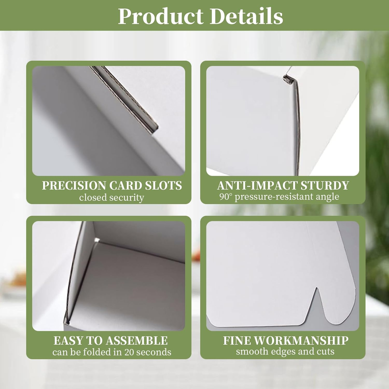 White Corrugated Cardboard Shipping Boxes, 150X100X40Mm Mailing Cardboard Shipping Packaging Boxes, Small Parcel Boxes for Small Business, Packing, Mailing, Storing, Posting (WH, 25PCS) image number 6