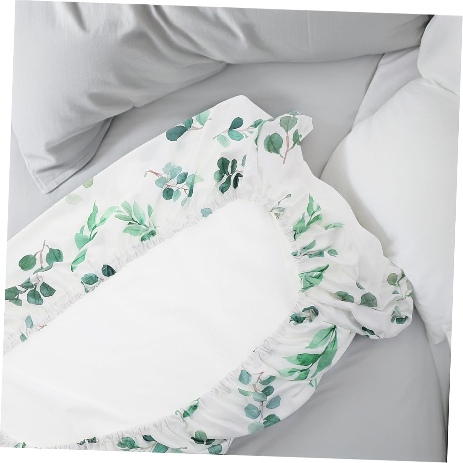 INOOMP Removable Washable Changing Pad Cover Comfortable Knitted Fabric Stylish Prints for Changing Table for Newborns image number 5