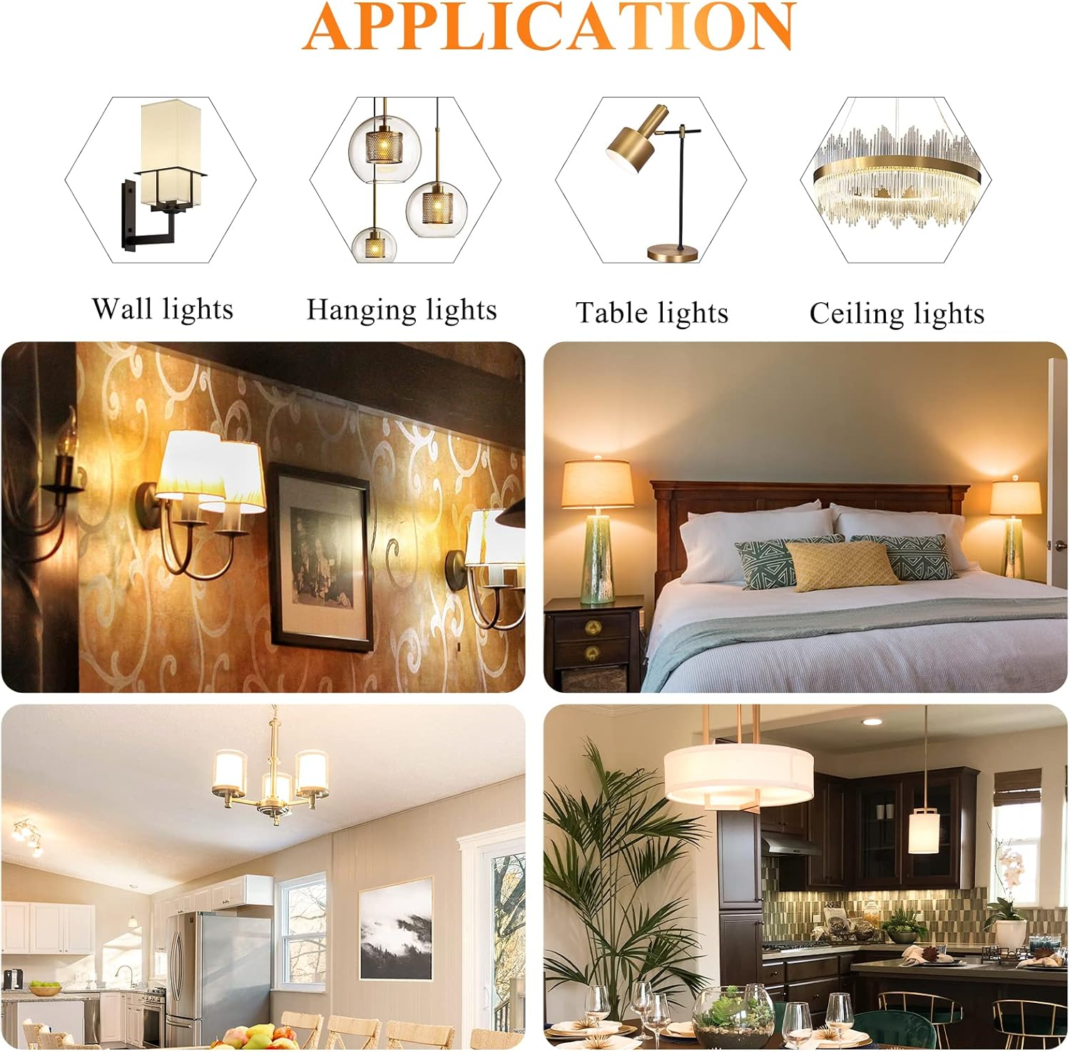 Dicuno G9 LED Bulb Dimmable, Warm White 2700K, 30W Halogen Equivalent, 2.6W, 260LM, Energy Saving G9 LED Light Bulbs for Chandelier, Ceiling Lights, 6 Packs