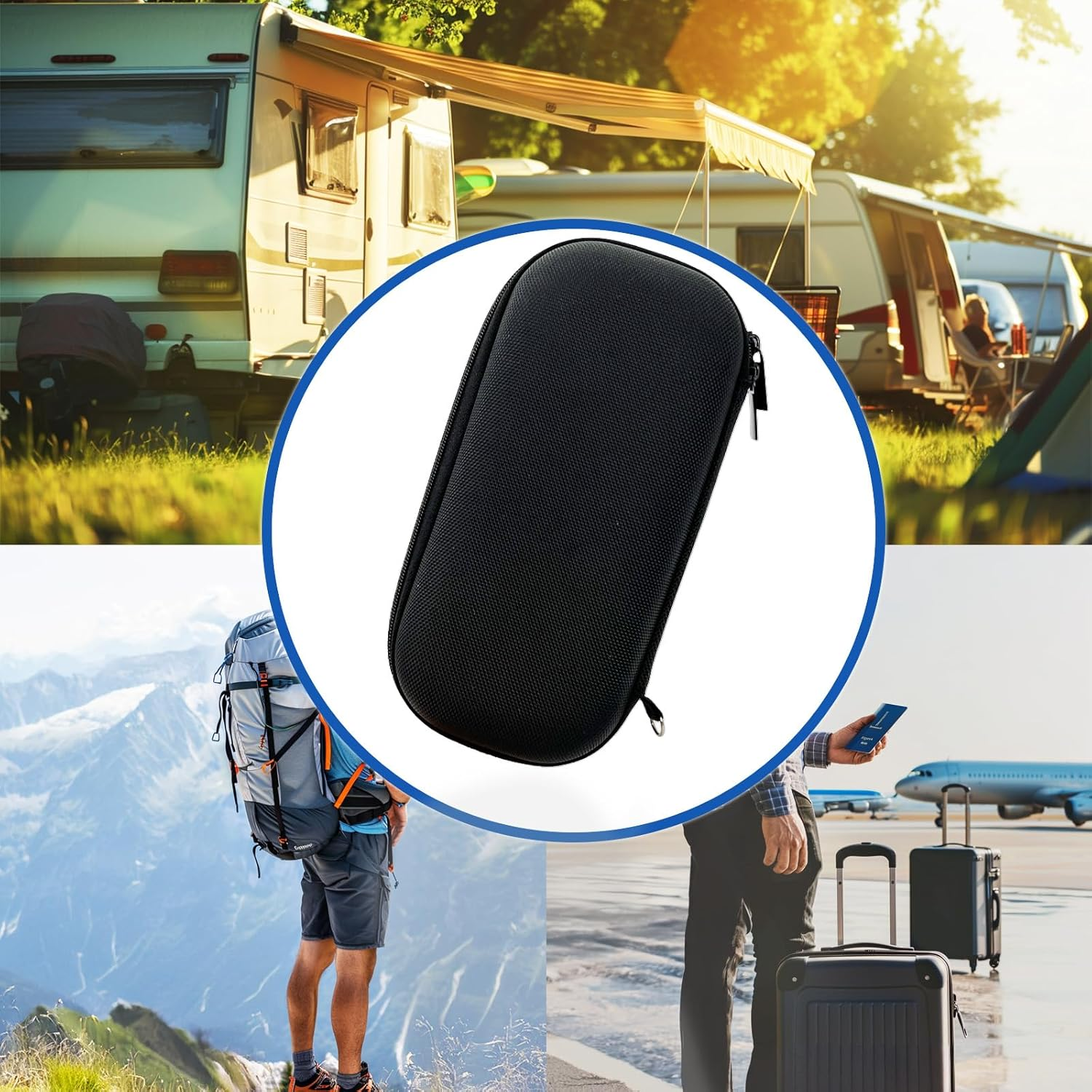 Insulin Pen Cooler Travel Case with 2 Ice Packs, Diabetic Medication Insulated Cooling Bag for Insulin Pens and Diabetic Supplies, Diabetic Organizer Portable Case for Daily Life and Trips image number 5