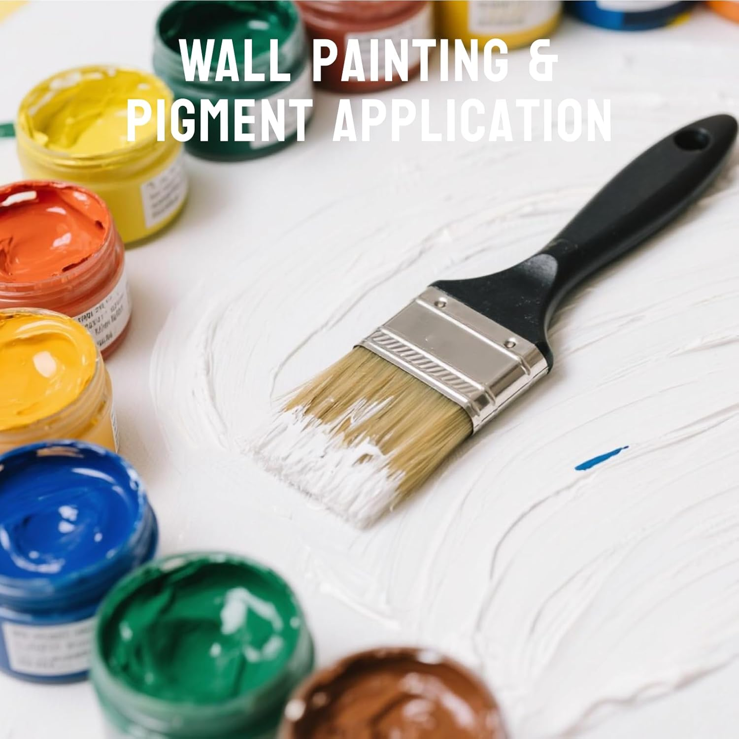 Large Paint Brush for Walls and Ceilings, 102Mm Wide Soft Bristle Brush for Smooth Application on Large Surfaces, Compatible with All Paint Types, Ergonomic Handle with Hanging Hole image number 5