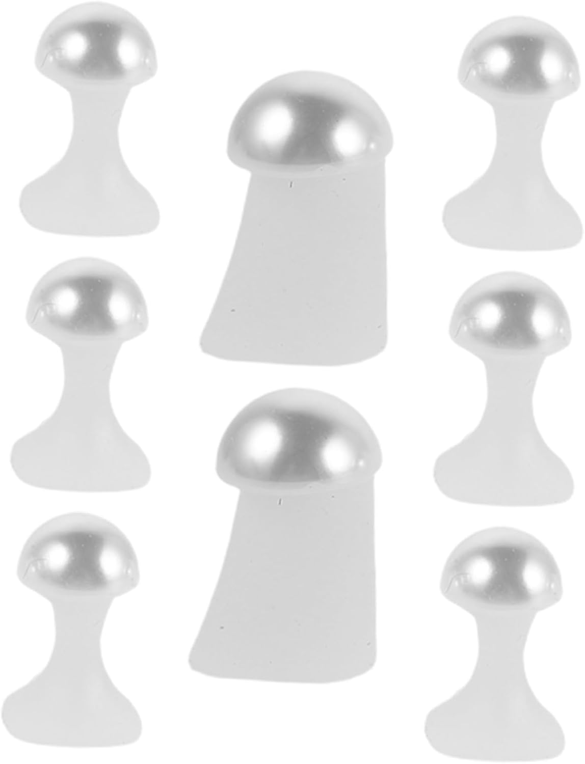 HAMPPLIES 24Pcs Toe Separators for Pedicures Soft Silicone Pattern Toe Spacers for Precise Separation Comfortable Nail Polish Application Foot Stretchers Nail Art Tools image number 4