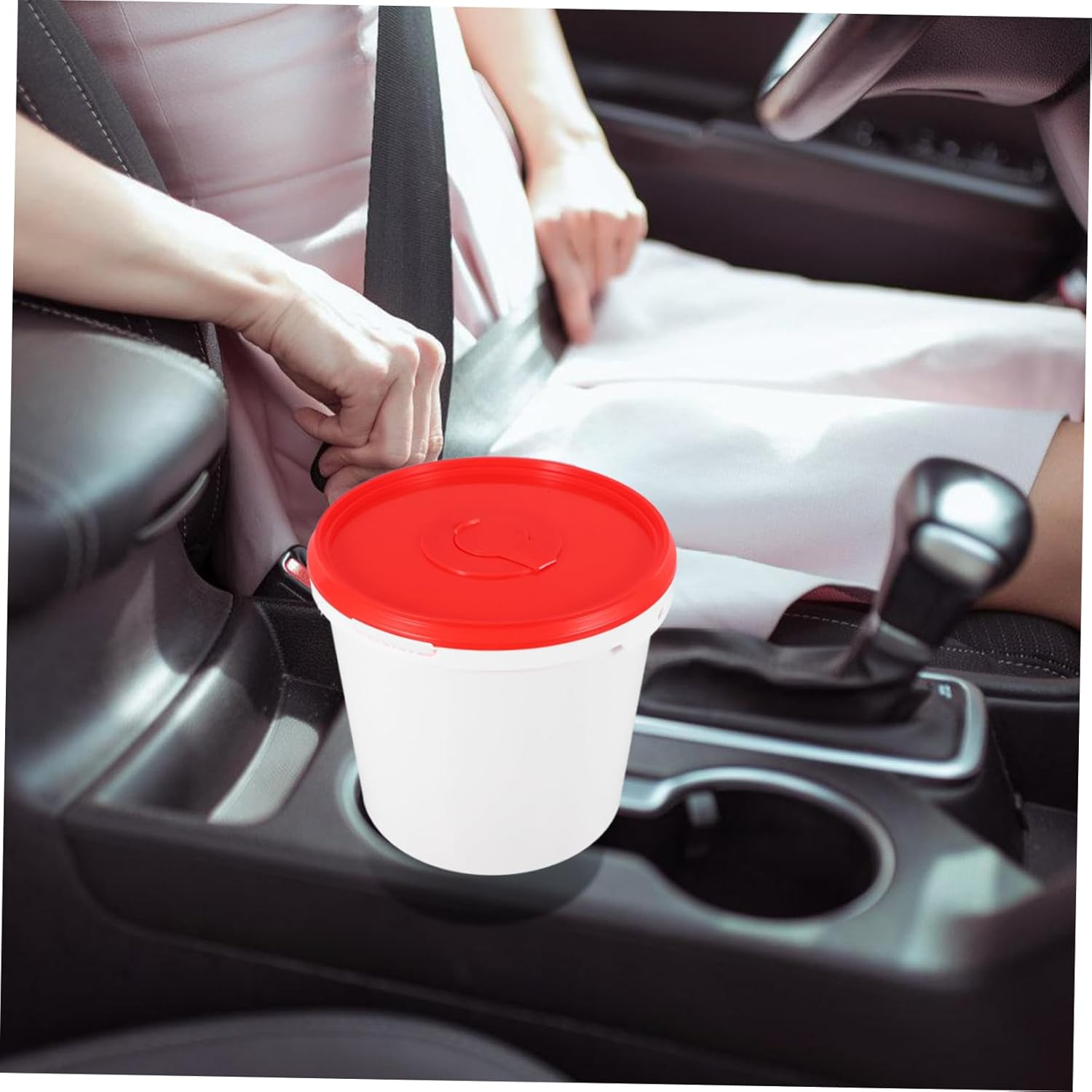 Reusable Diapers Wipe Container Wipes Holder for Bathroom Lid for Car Use image number 5