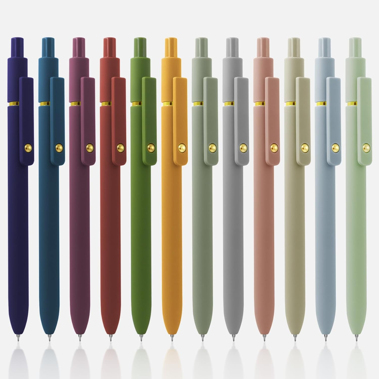 UIXJODO 6 Pcs Gel Pens 0.5Mm Quick Dry Black Ink Pens Fine Point Smooth Writing Pens, Cute Office and School Supplies Gifts for Women Teacher Students (6 Pcs Black White Grey Silver)