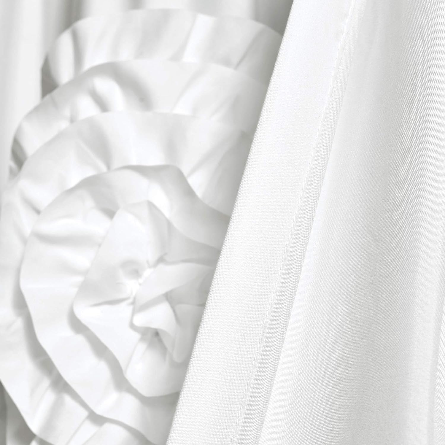 Lush Decor Serena Window Curtain Panel, 84 X 54, White image number 4