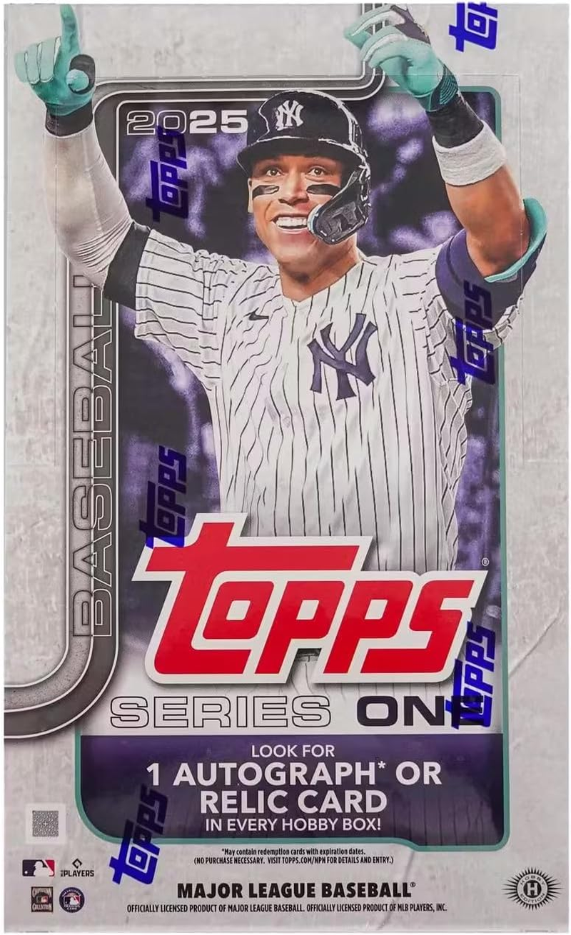 2025 Topps Series 1 Baseball Trading Card MLB Hobby 20 Pack Box (1 Autograph or Relic) image number 5