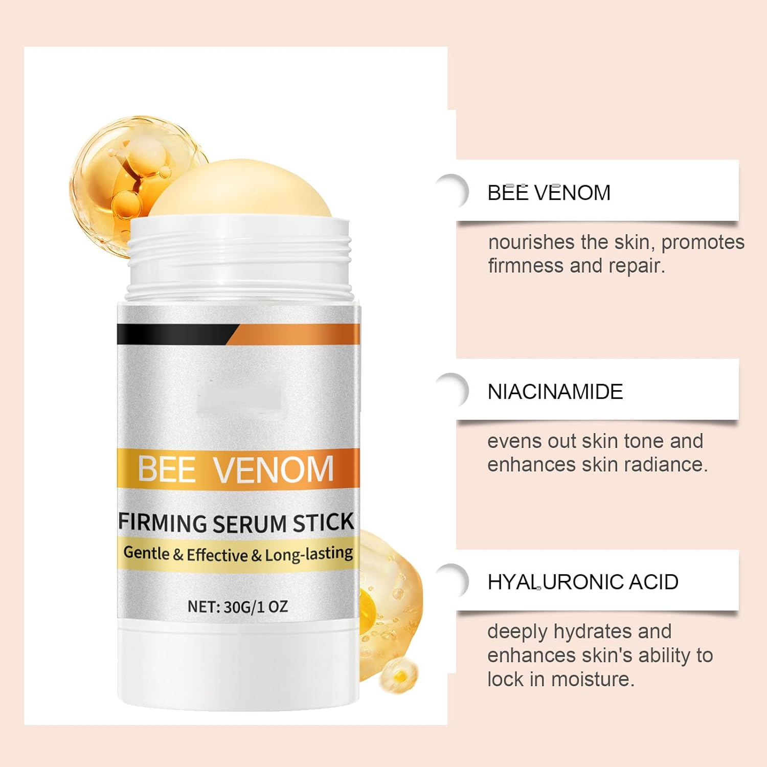 Botox Bee Venom Firming Serum Stick Cream Australia,Facial Skin Care Products,Anti-Wrinkle,Tighten and Lifts Moisturizer,Wrinkle Removal Cream for Face and Body