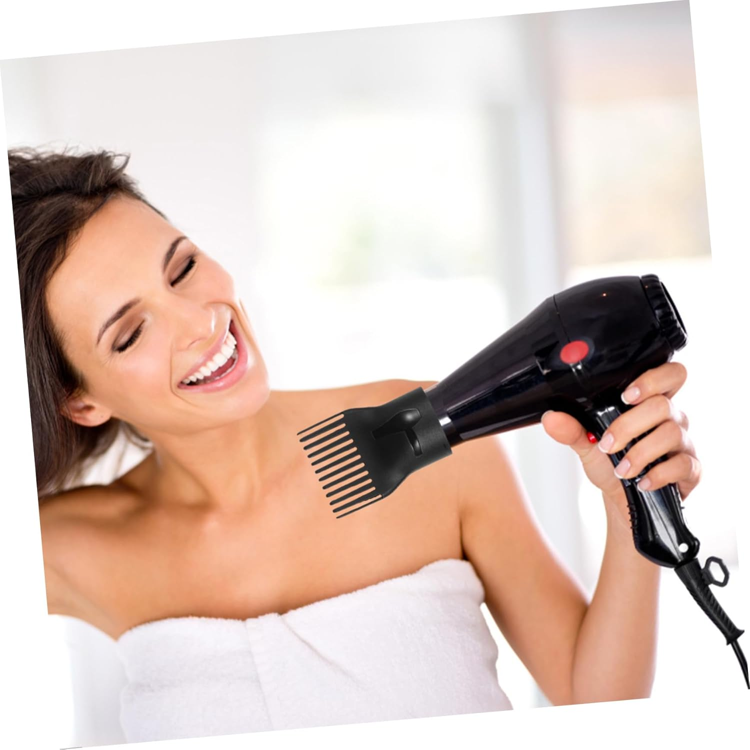 Holibanna Hair Dryer Diffuser Attachment Universal Blow Dryer Nozzle Comb for Styling and Drying Hair Care Accessory image number 5