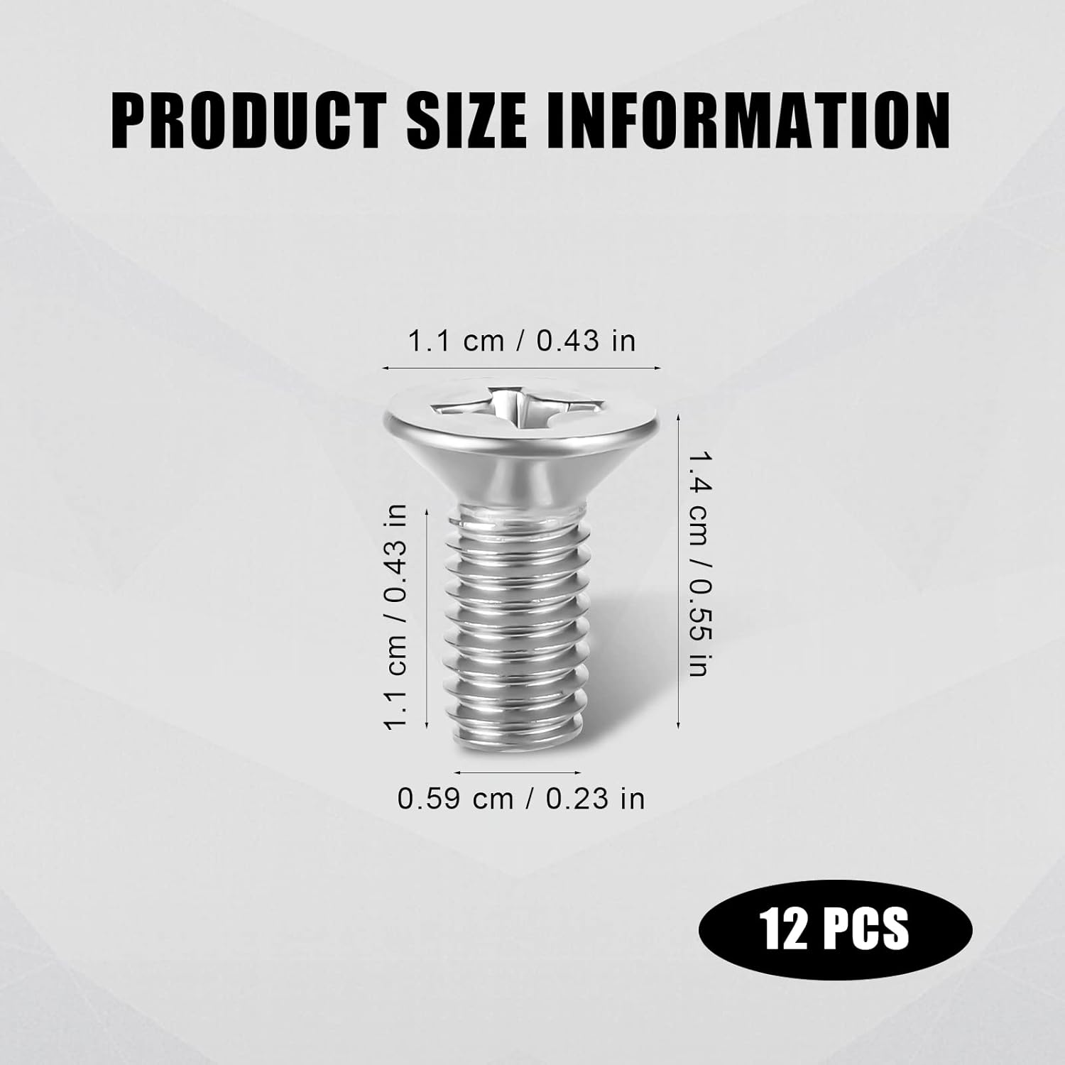12Pcs Brake Disc Rotor Screws, 93600-06014-0H Stainless Steel Rotor Screws for Brake Discs Rotor Bolts Brake Rotor Retaining Screw Replacement Compatible with Acura Accord City Civic K3 Odyssey image number 4