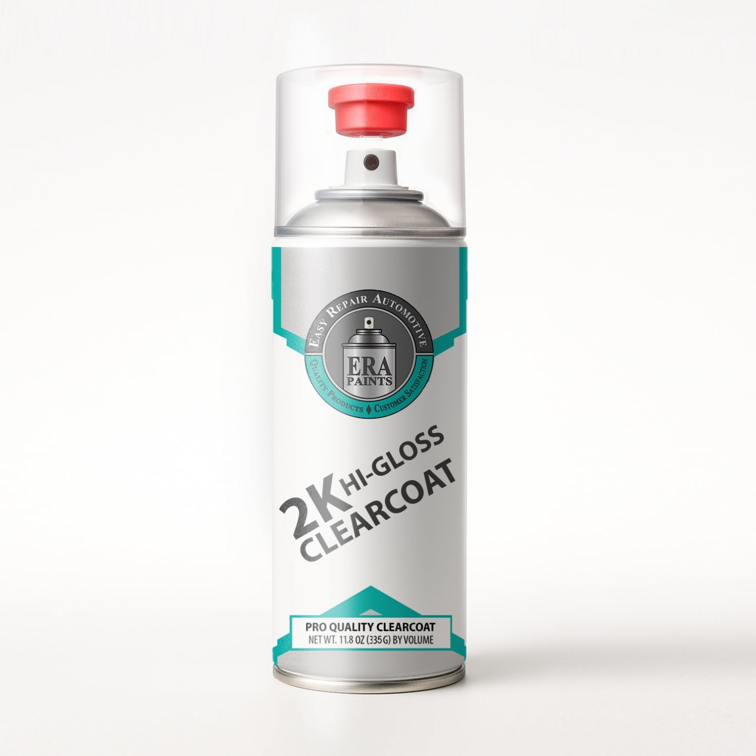 ERA Paints 2K High-Gloss Clear Coat Aerosol | Catalyst-Activated, UV & Chemical Resistant, Long-Lasting Gloss | 11.8 Oz Spray Can with Premium Fan Nozzle | Made in USA (1-Pack)