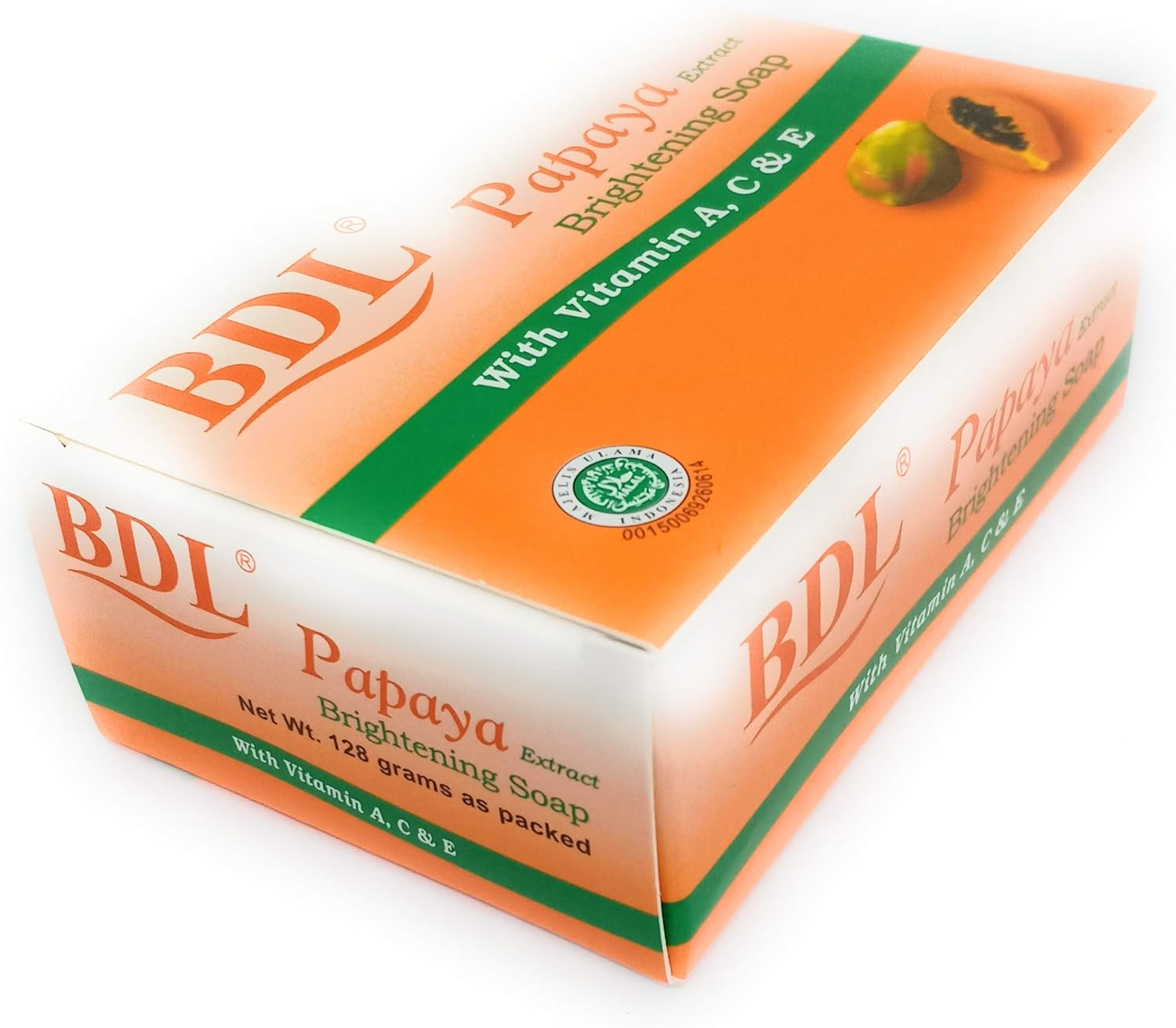 BDL Papaya Brightning Soap,128 Gram image number 4