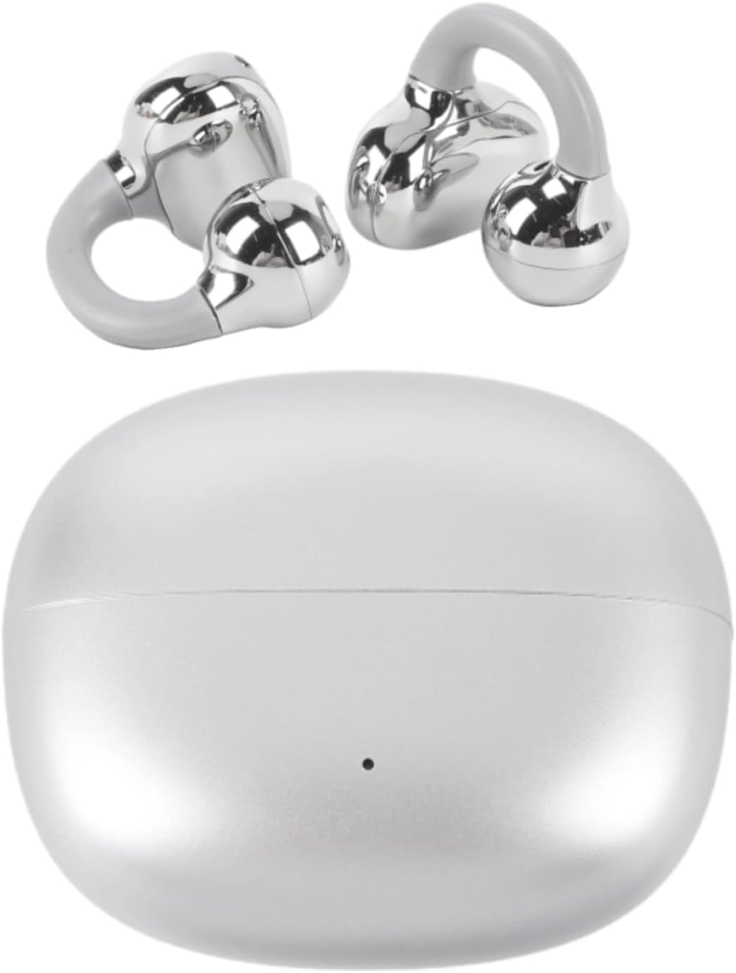 Yanmis Clip on Earbud Bluetooth 5.4, Sports Headphones - Noise Cancellation, Portable IPX4 Water -WL Headphones with Case for Fitness, Comfortable and Safe Fit image number 6