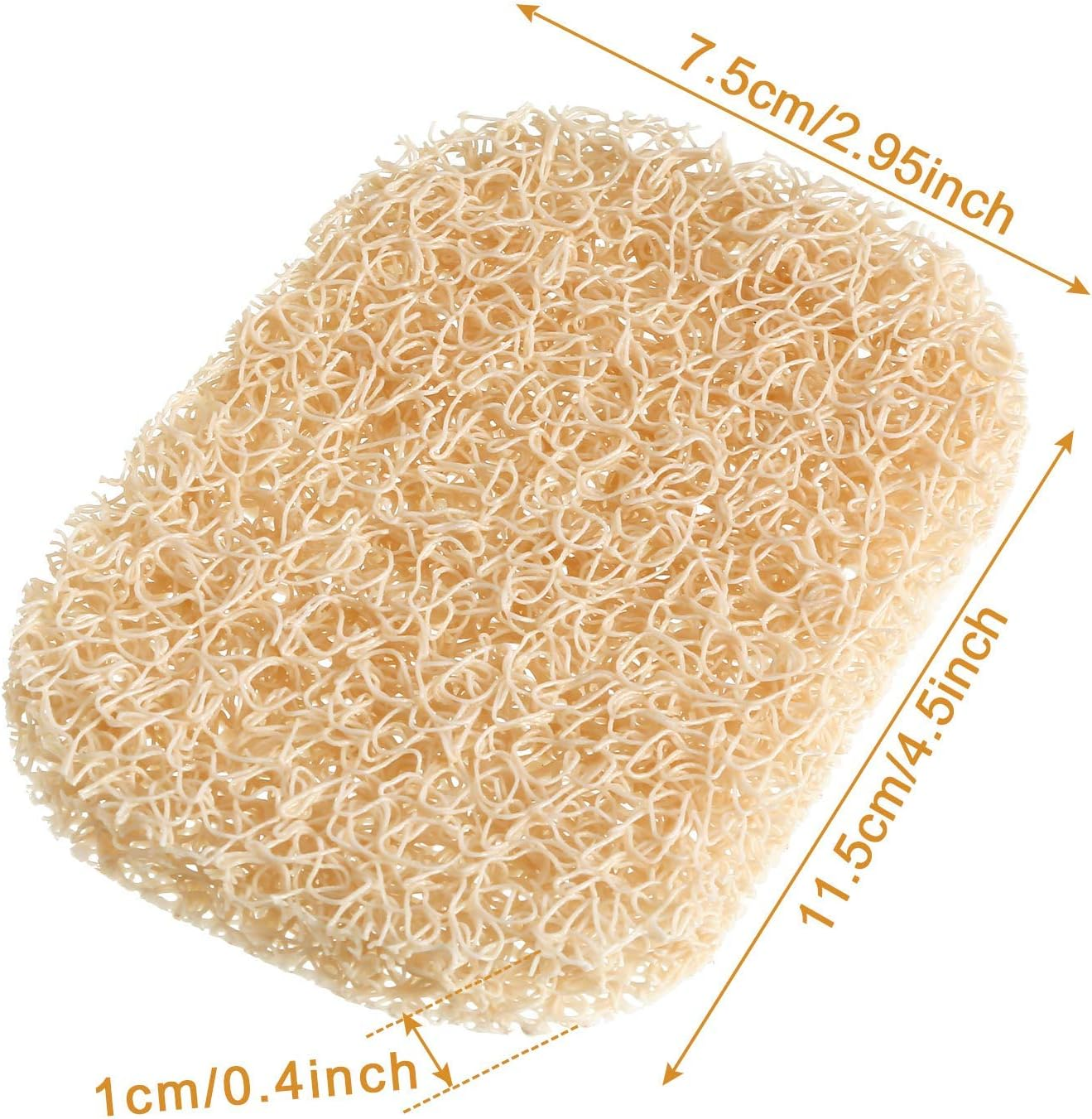 Onwon 4 Pieces Soap Saver Non-Slip Bpa-Free Shower & Bath Soap Holder Soap Dishes Accessory for Bathroom Soap Supplies Drains Water, Circulates Air, Extends Soap Life, Easy to Clean image number 1