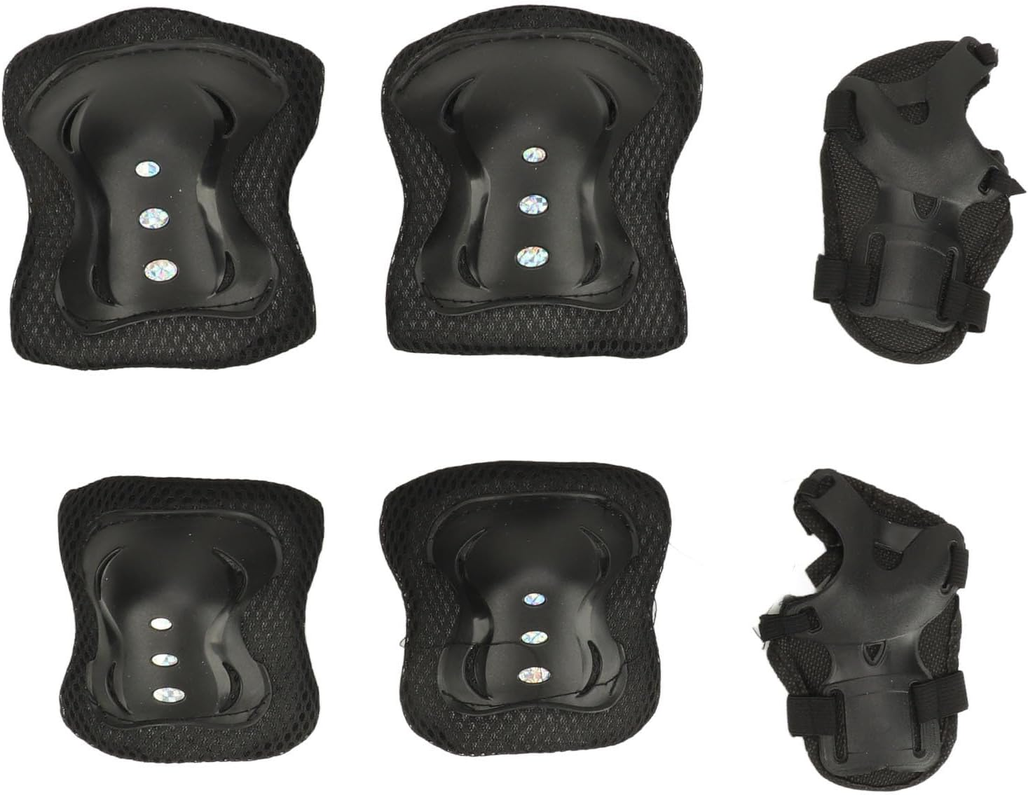Children'S Protective Gear, Soft Sponge 6 Piece Skating Knee Elbow Pads for Kids, Multifunctional for Scooter Riding image number 4