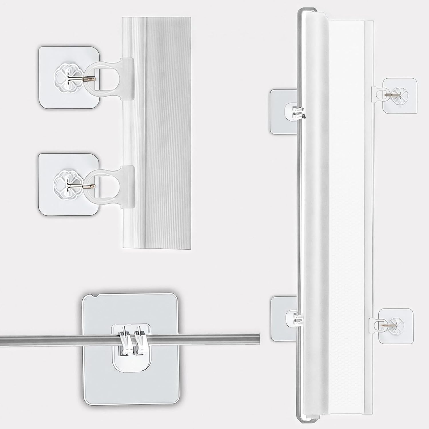 Tuxuseo Pet Gate, Retractable Dog Gate - Adjustable No Drilling Pet Accessories for Indoor Outdoor Stairs Hallway Doors