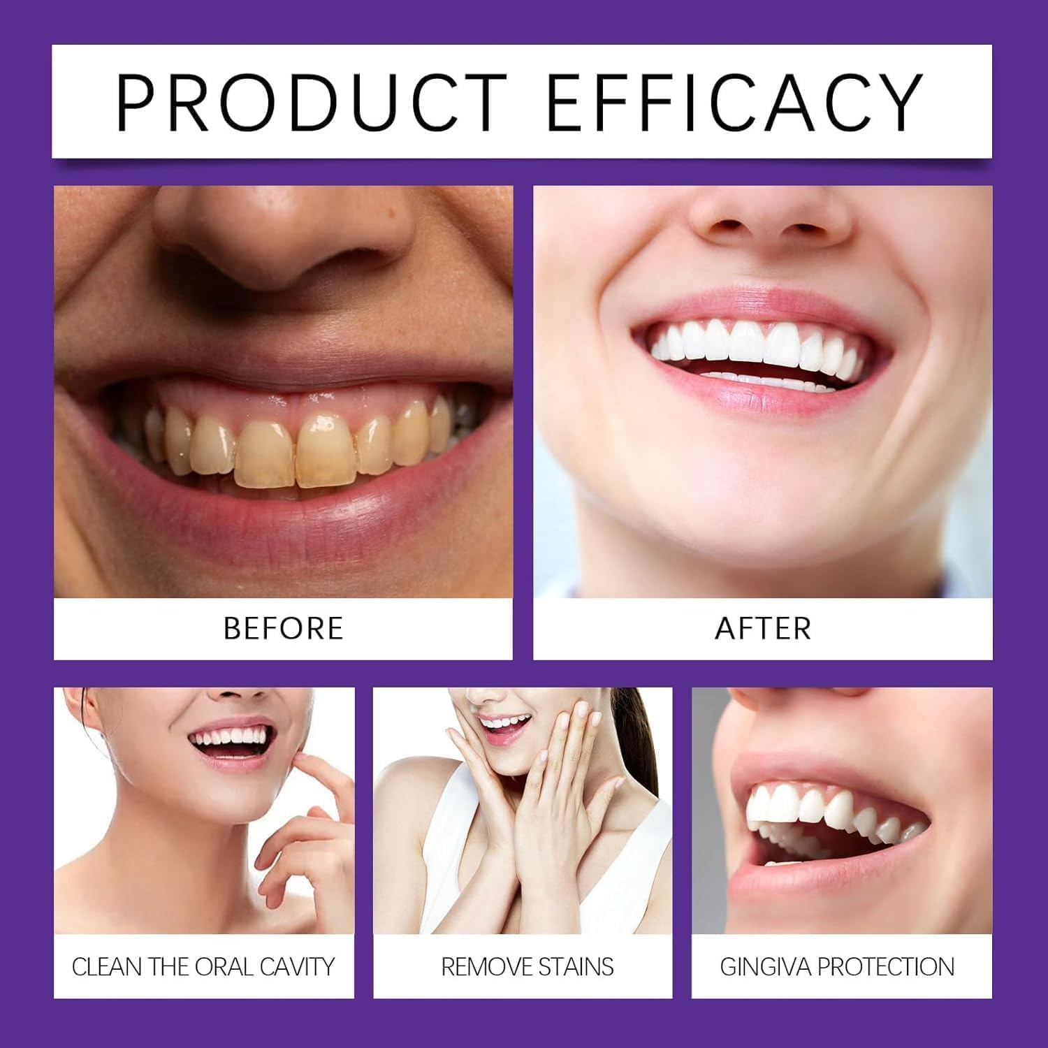 3-Pack Teeth Whitening & Strengthening Mineral Powder - Effective Dental Restoration image number 1