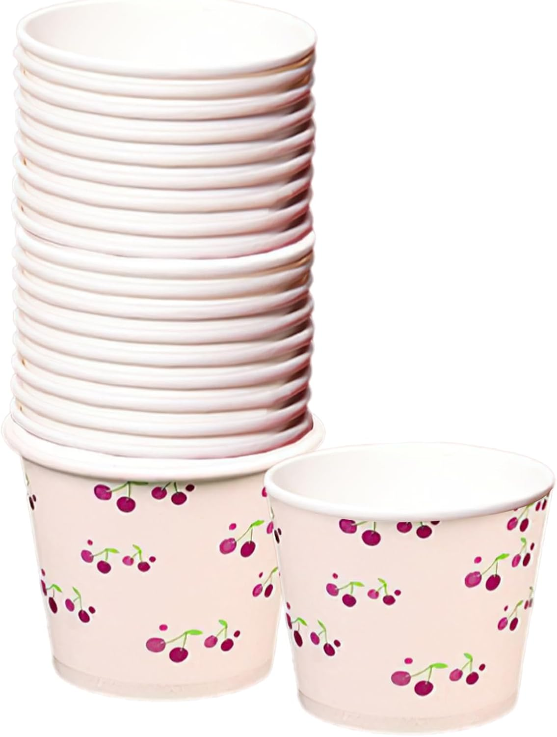 Homiliky 100Pcs 50Ml Multi-Use Handy Paper Cups, Stackable Mini Cups for Wedding, Birthday Parties, Beer Tasting, Snacks & Samples image number 4