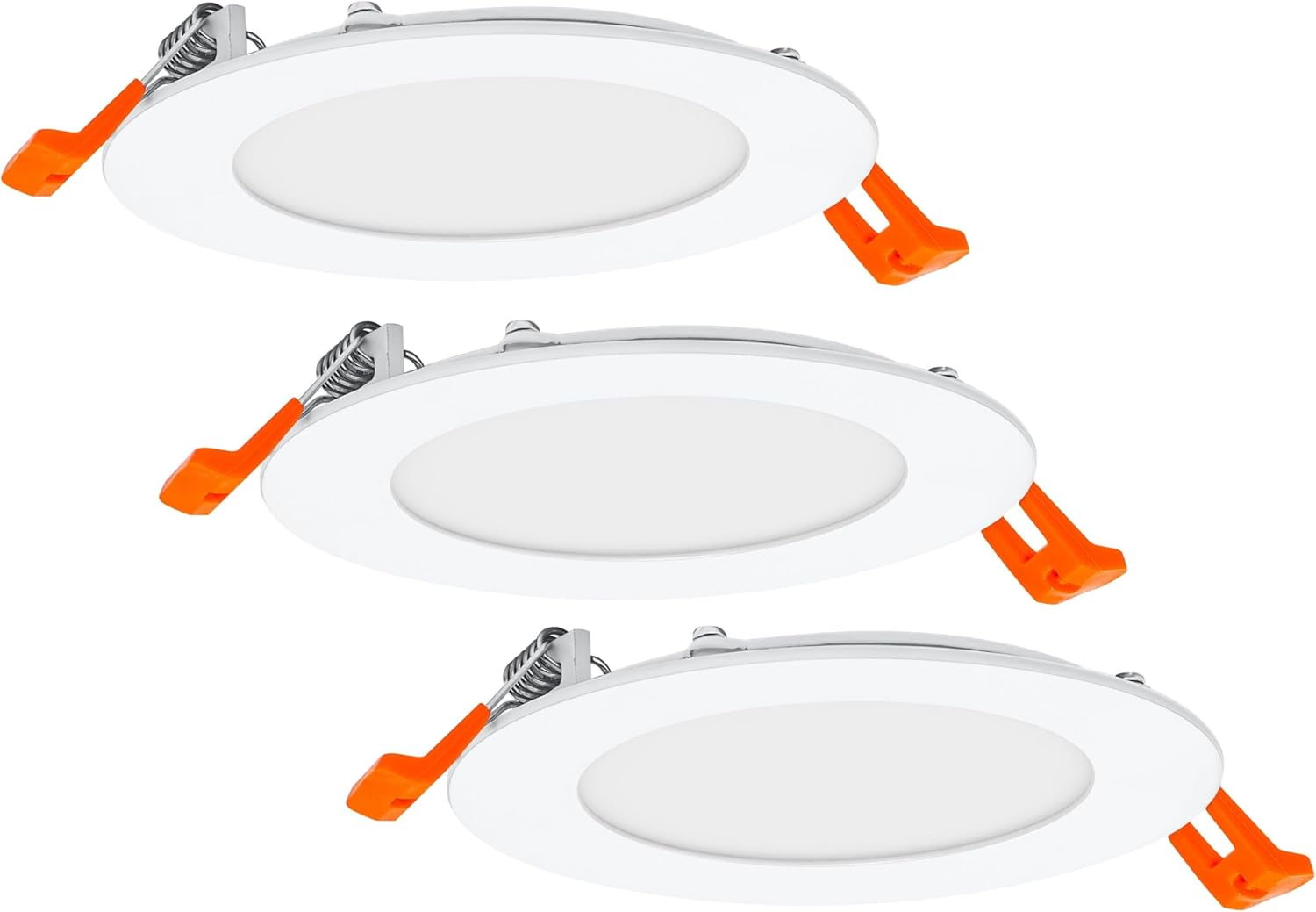 OSRAM Recessed Luminaire Set with Integrated Driver, Narrow 3 X 120 Mm, 3000 K in White, Plastic, IP20 Protection for Various Interior Applications, Including Mounting Accessories image number 3