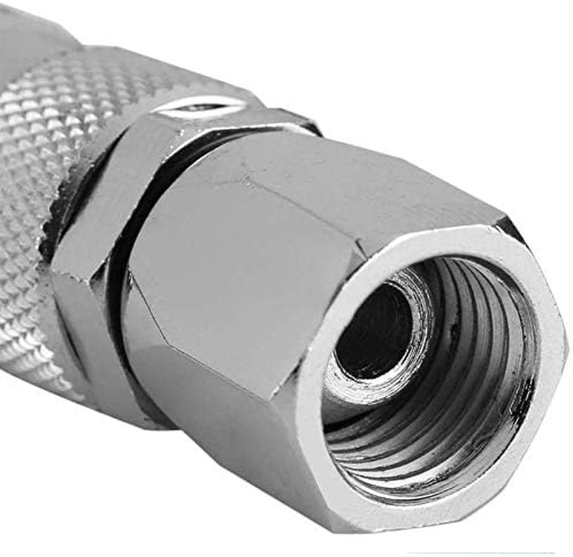 Hose Swivel Joint 1/4" Stainless Steel Swivel Joint for Airless Spray Gun and Airless Hose Silver