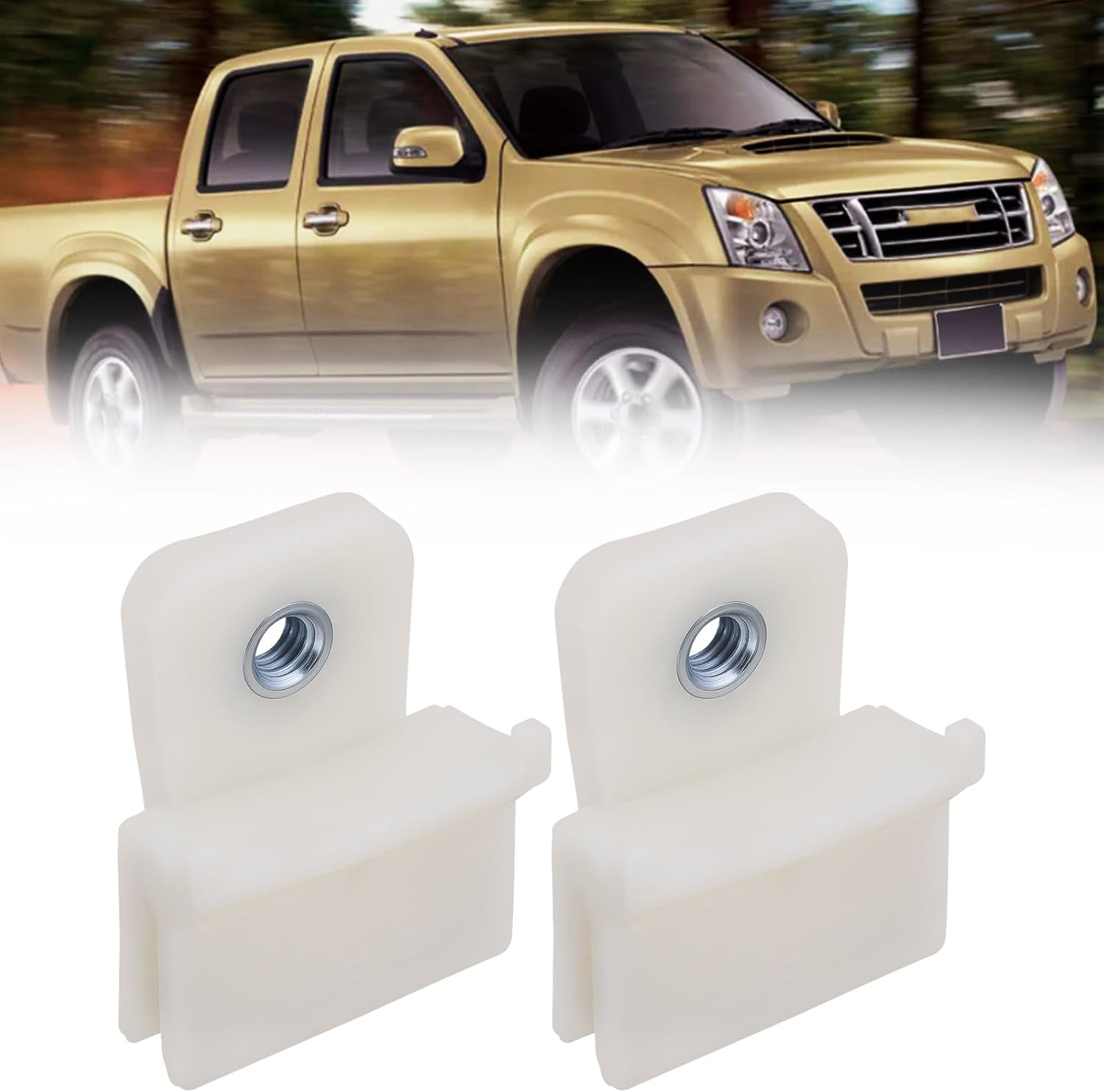 2Pcs Window Regulator Repair Track Clips Compatible with Isuzu Dmax Holden Colorado 2002-2011 image number 6