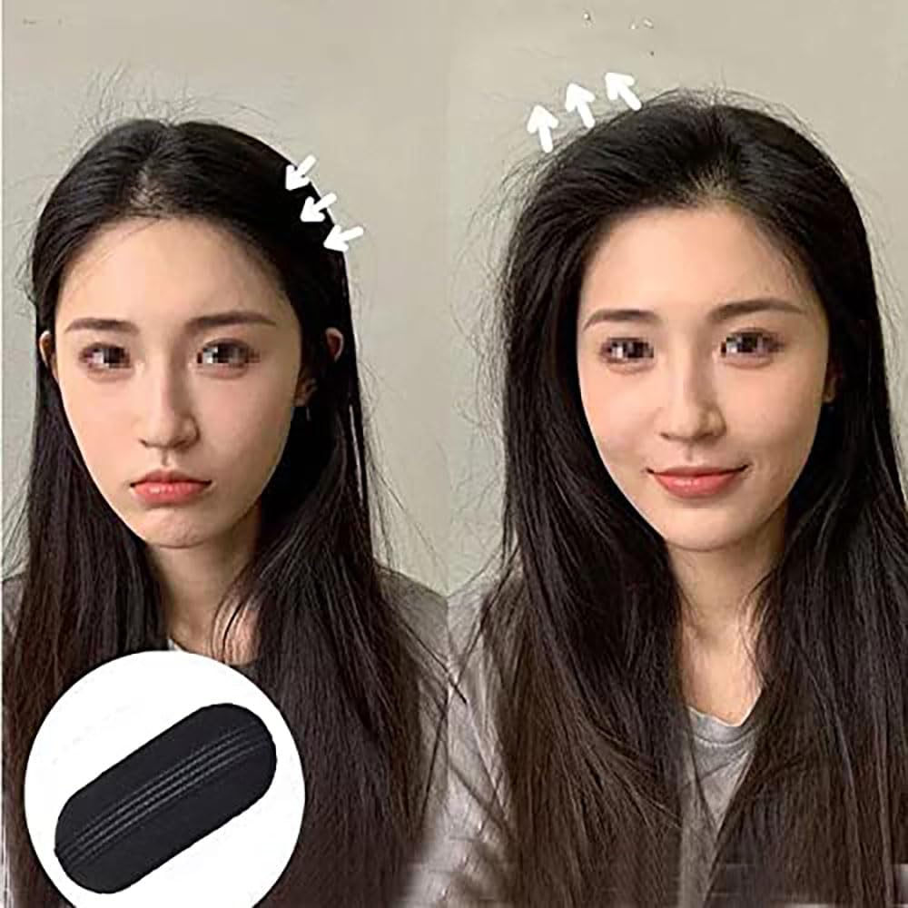 Leanockesa 11Pcs Hair Volume Sponge Bump Set with Invisible Clips,Hair Base Insert Tools for Natural Lift,Thickening Hair Styling and Wig Support image number 6
