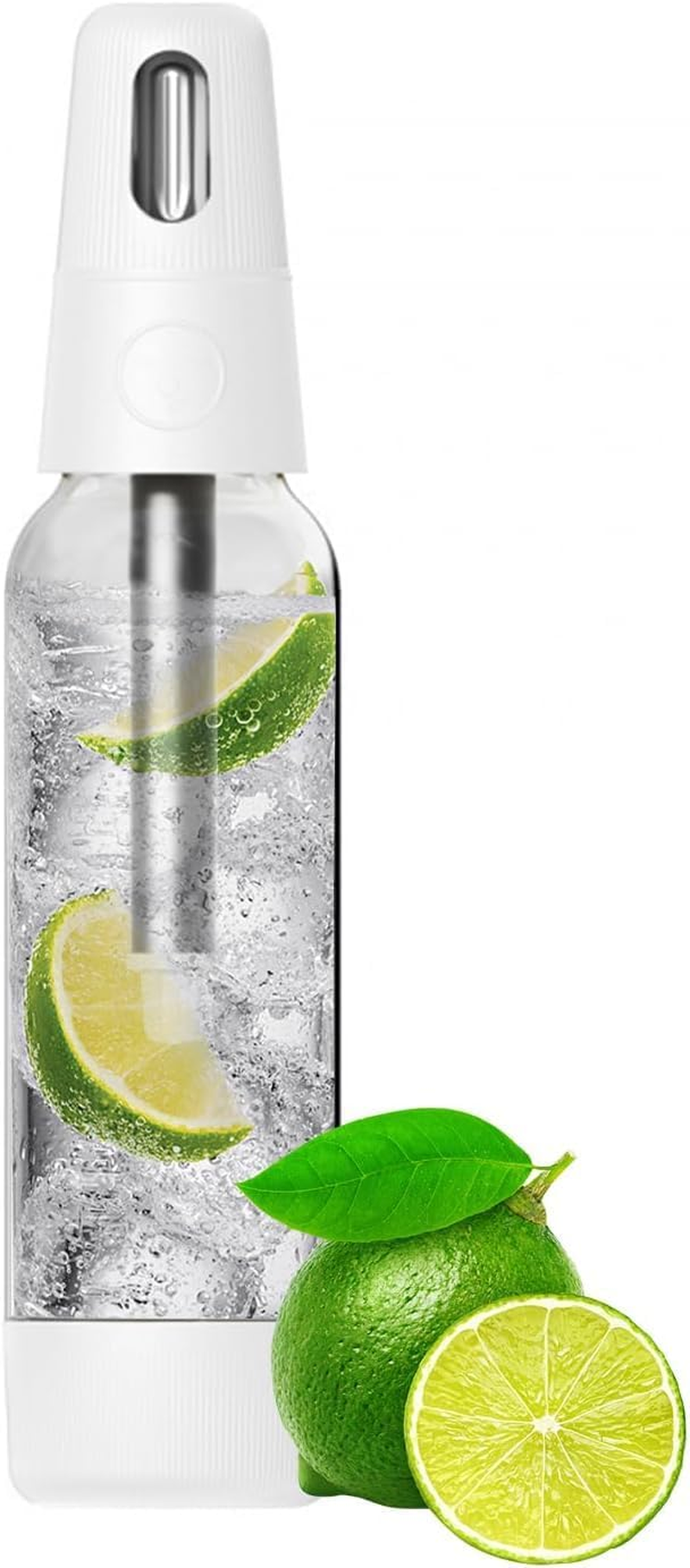 Portable Soda Siphon, 1L Travel Sparkling Water Maker Machine for Home & Outdoor, Soda Maker for Cocktails or Fizzy Drink,Use 8 Gram CO2 Cartridges (Not Included) image number 3