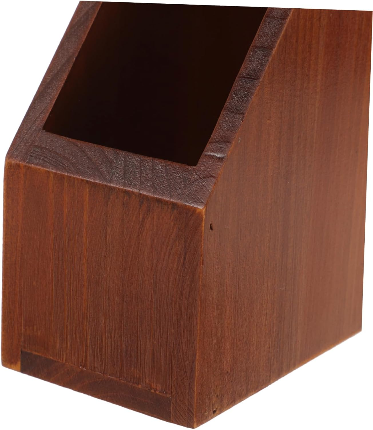 HAPINARY Solid Wood Storage Box Craft Organiser Folding Desk Accessory Office Supplies Organizers image number 5