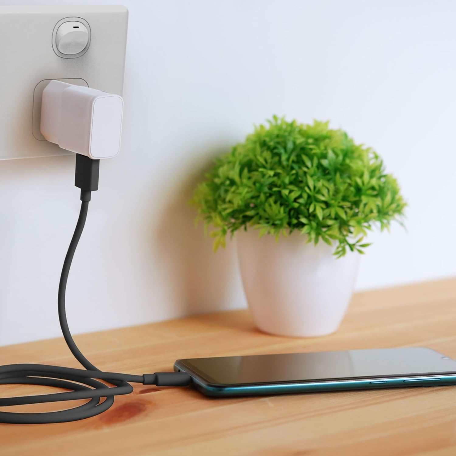 Laser USB C Cable [1M, 2 Pack] USB-C to USB-A 3.1 Fast Charging Type C Cable Compatible for Ipad Pro, Samsung Galaxy S22/S21/S20/S10/S9/S8, Sony Xiaomi, Huawei P30 P20, Google Pixel and More Black image number 5