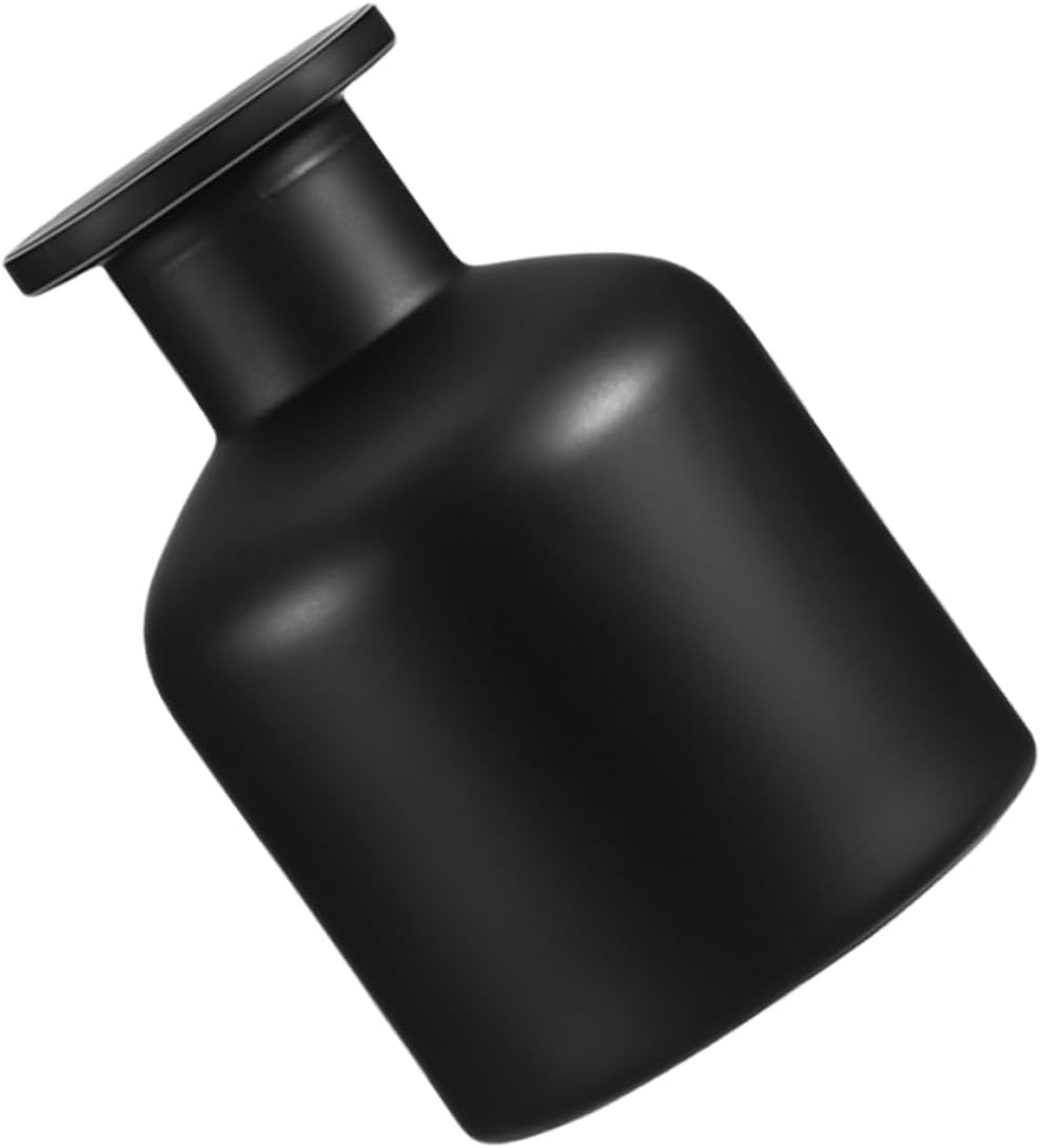 Glass Diffuser Bottle Aromatherapy Container Cylindrical Shape Refillable Glass Reed Diffuser Bottle Home Fragrance for Living Room Decoration image number 3