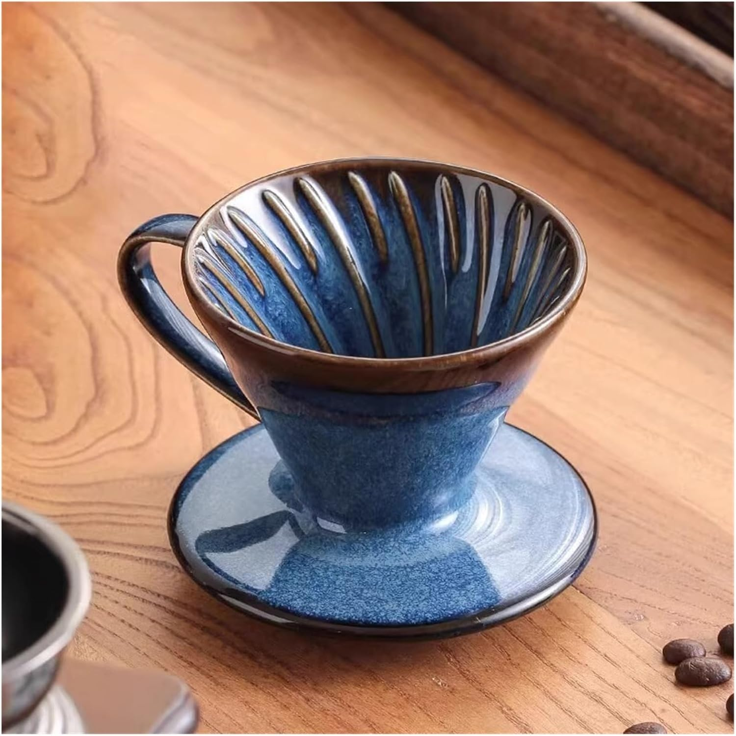V60 Coffee Dripper the V60 Ceramic Coffee Filter Is a Simple and Exquisite Single Cup Brewing Device,Coffee Drip Machine, Suitable for Offices and Apartments image number 4