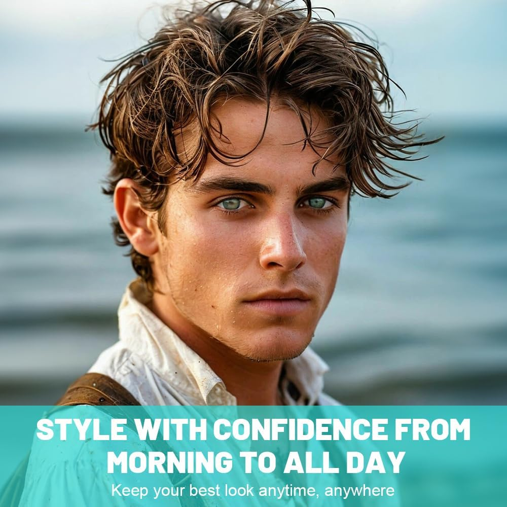 HMCEY 2 Texture Comb Structure, Wide Styling Comb for Men and Women, Hair Comb Hairdresser, Parting Comb, Coarse, Volume Comb Curls, Wave Comb Barber, Tooth Comb, Hair Comb Wide Tooth, Texturising