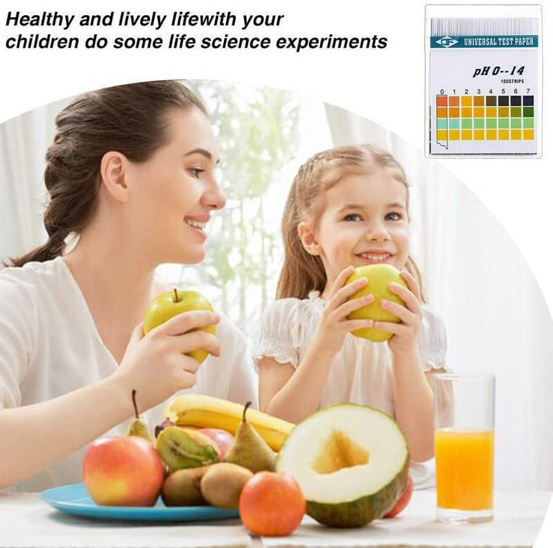 AIMALL 100PCS Test Strips Ph 0-14 Alkaline Acid Urine Saliva Litmus Paper Kit Sticks for Saliva Urine Water Soil Testing Pet Food and Diet Ph Monitoring image number 4