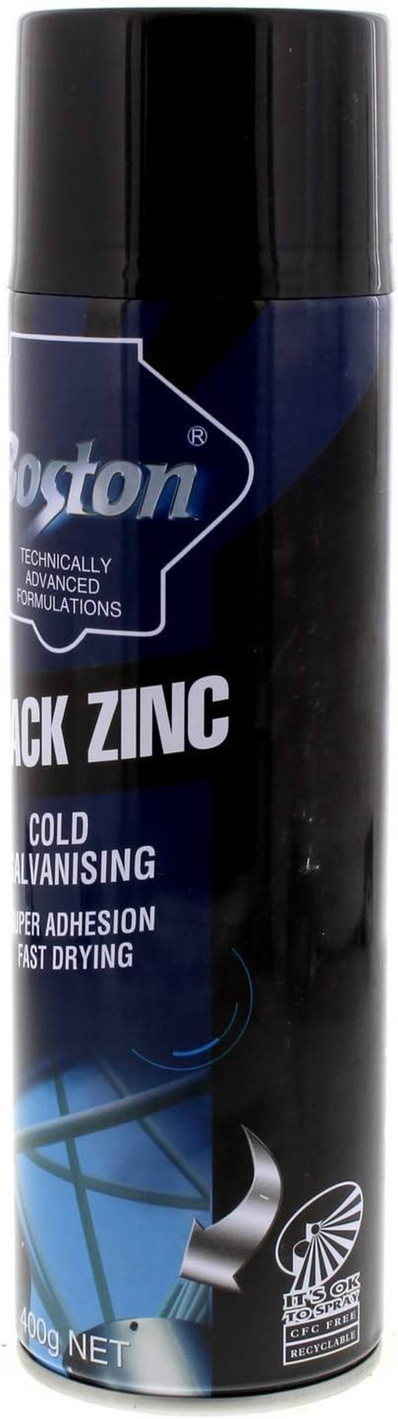 Boston Spray Paint 400 Gram Black Zinc image number 2