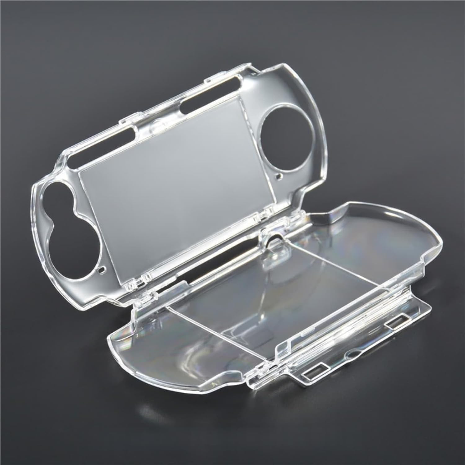 Transparent Hard Case for PSP 2000 3000 Console Crystal Protective Shell Back Stand Shockproof Cover anti Scratch Handheld Gaming Accessory image number 3