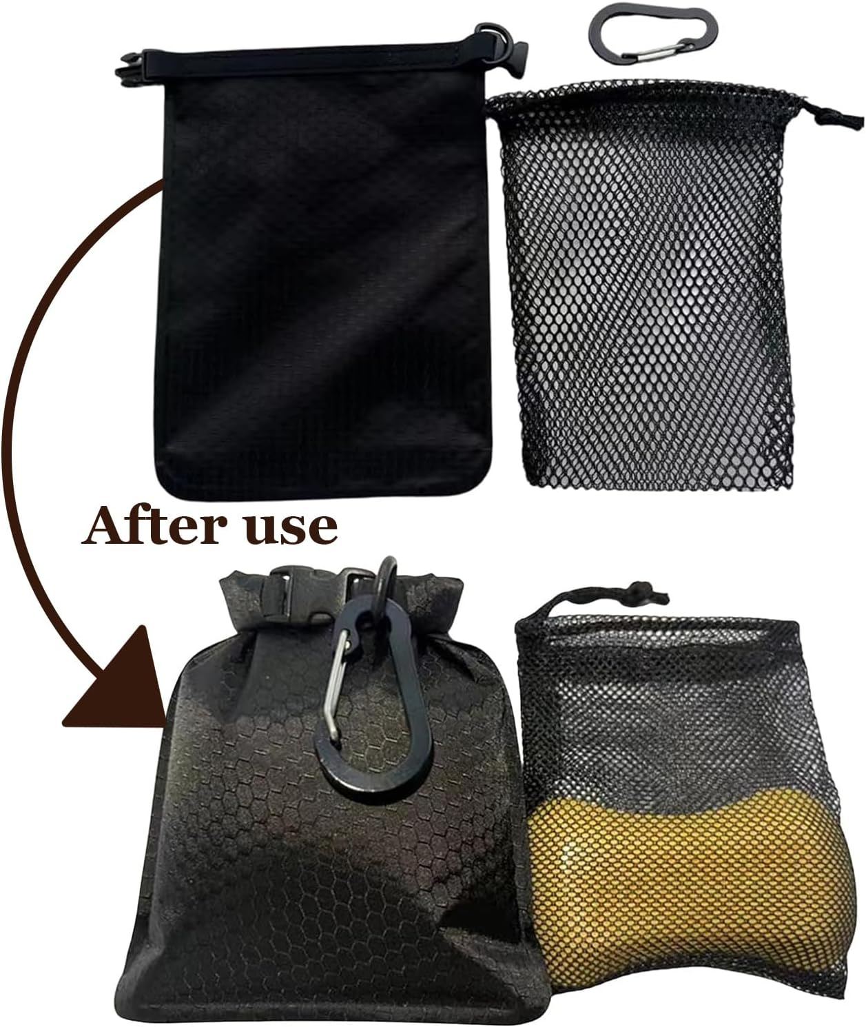 Travel Soap Bag, Quick Dry Bar Soap Pouch Travel Soap Container with Hanging Mesh Bag Waterproof Soap Bar Case, Quick Dry Soap Pouch Hanging Bathroom Mesh Caddy & Hook Travel Soap Container image number 1