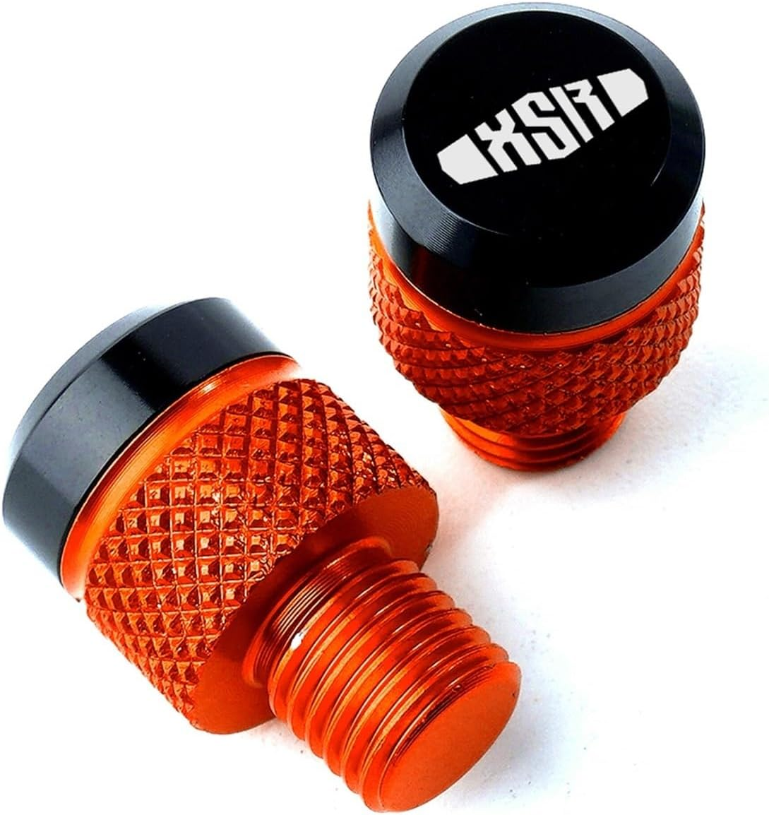 Compatible with XSR700 XSR900 XSR 700 900 2015 2016 2017 2018 2019 2020 2021 Motorcycle CNC Mirror Hole Plugs Caps Screw Bolts Cover (Color : Black) image number 2