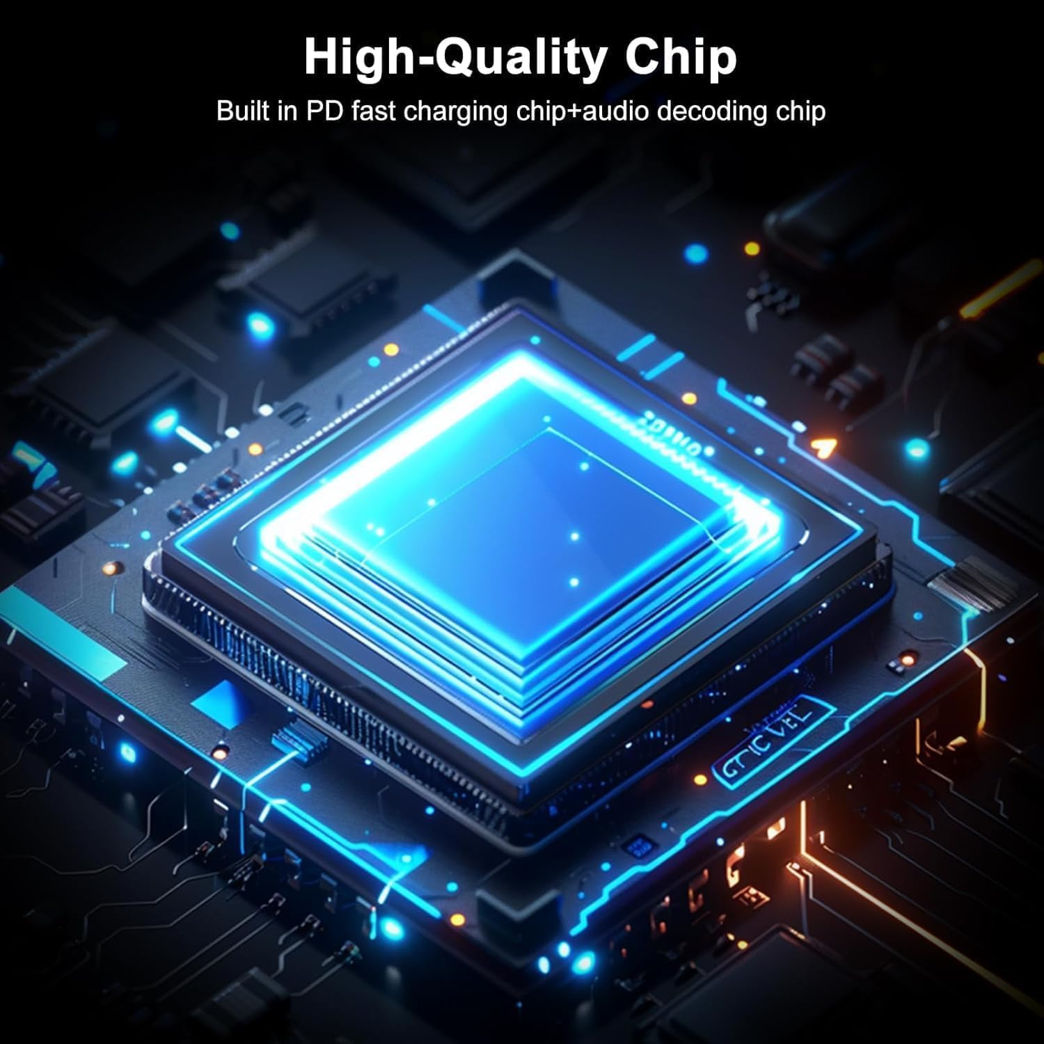 FARLINK USB C to Lightning Headphone Audio & Charging Adapter, 5-In-1 Charging/Data Transfer/Audio Adapter/Phone Calls/Control Music for Iphone 17/16/15, Ipad Pro, Macbook, Galaxy (Braid Cable) image number 1