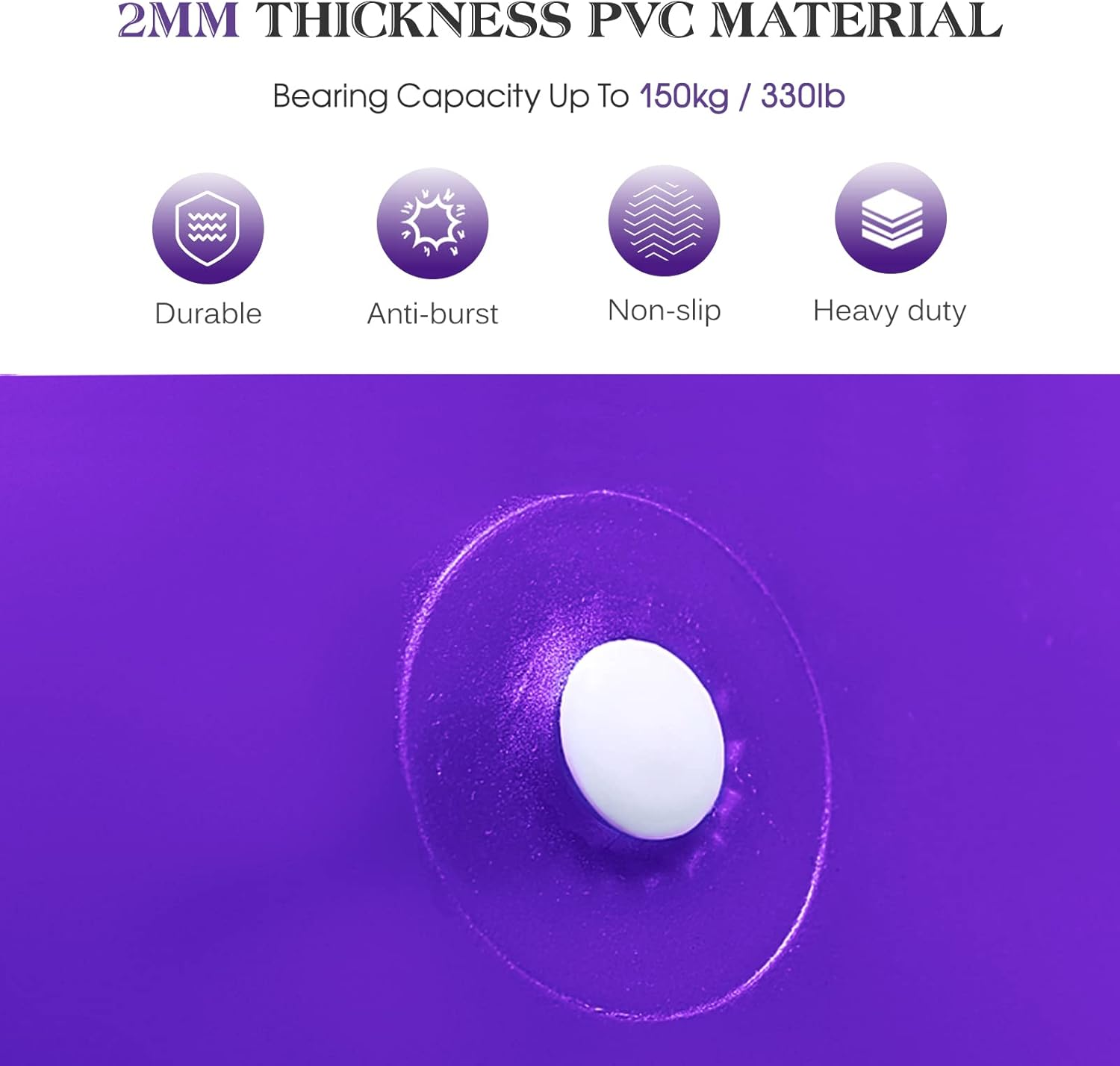 Anti-Burst Yoga Ball 45Cm/55Cm/65Cm/75Cm Stability Balance Ball Pilates Barre Physical Fitness Exercise Ball with Air Pump image number 5