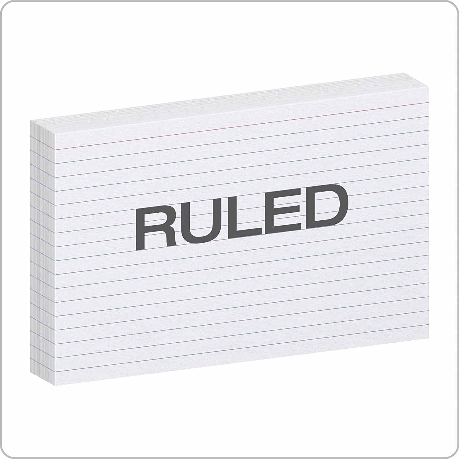 Oxford 51EE Ruled Index Cards, 5" X 8", White, 500 Cards (5 Packs of 100) (51) image number 5