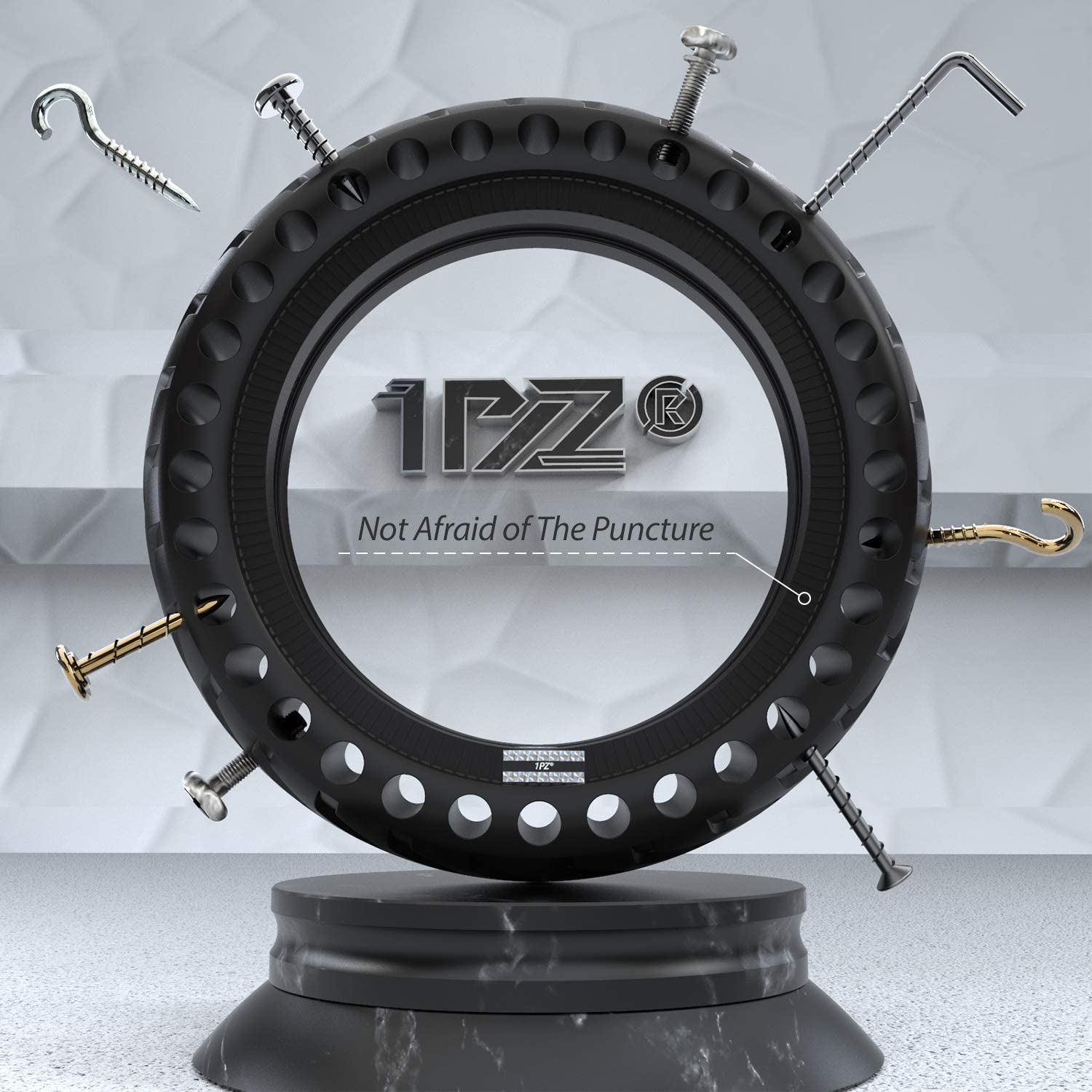 1PZ M36-X85 8.5 Inch Honeycomb Solid Tire for Xiaomi M365 / Pro, Gotrax GXL/XR, 8.5" Scooter Tire Replacement, No-Flat Airless Rubber Tire, Easy Installation image number 5