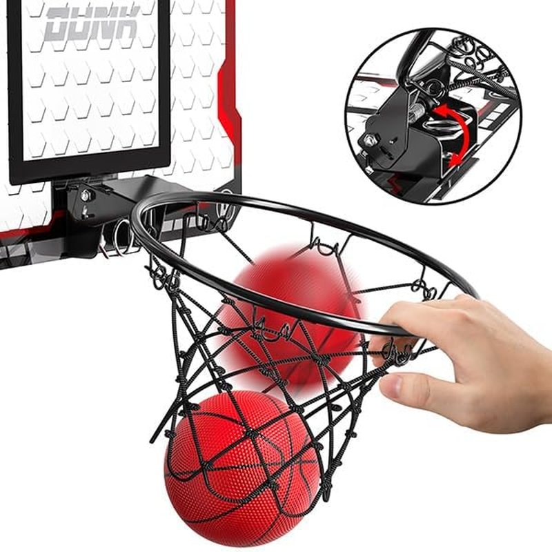 Basketball Hoop for Kids 3 4 5 6 7 8 Year Old Boys - Ball Toys Game with 4 Balls, Indoor Outdoor Sports Games for Kids Aged 3-12, Teens Gift image number 4