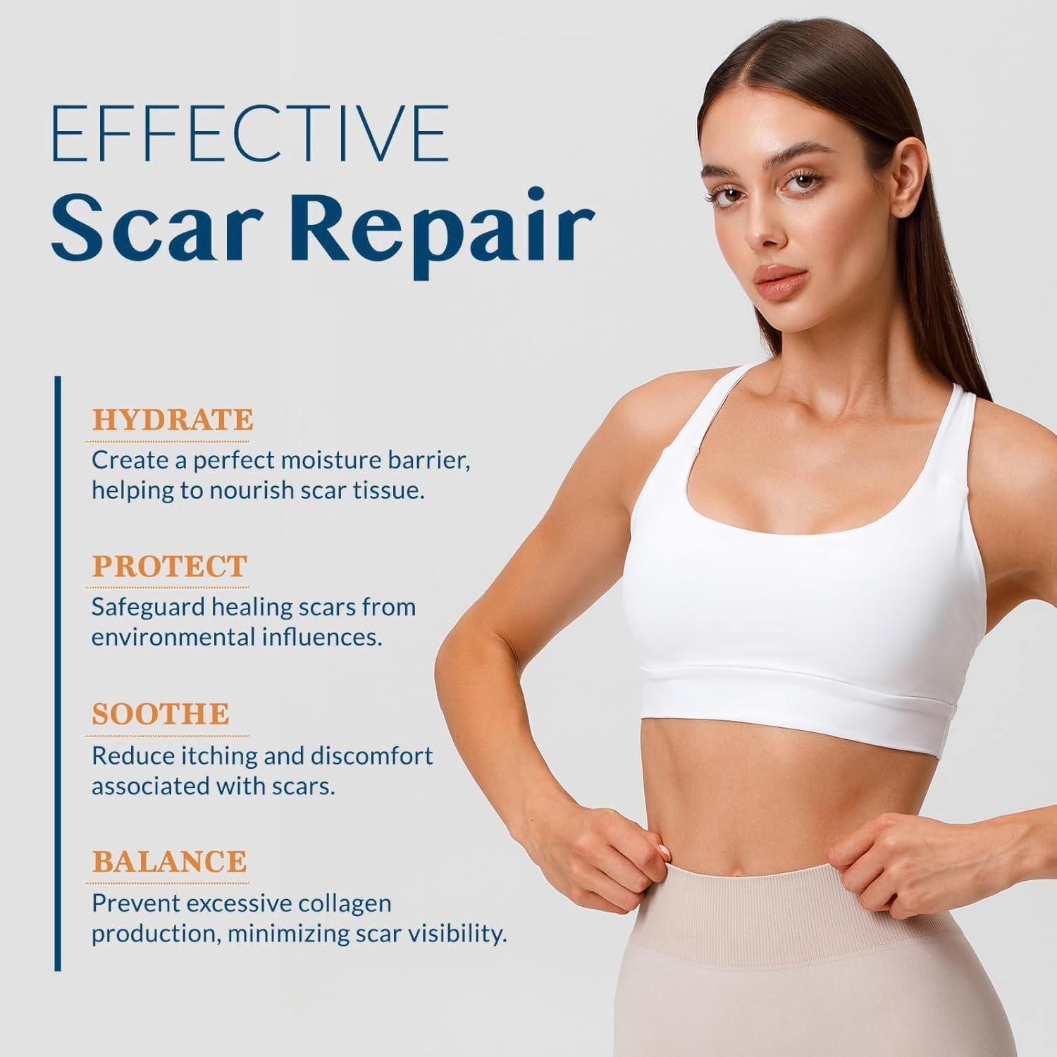 Silicone Scar Tape (4X300Cm Roll-3M), Silicone Scar Sheets, Scar Tape for Surgical Scars, Silicone Tape for Scars, Scar Sheets for Surgical Scars, C-Section, Tummy Tuck and Keloid image number 5