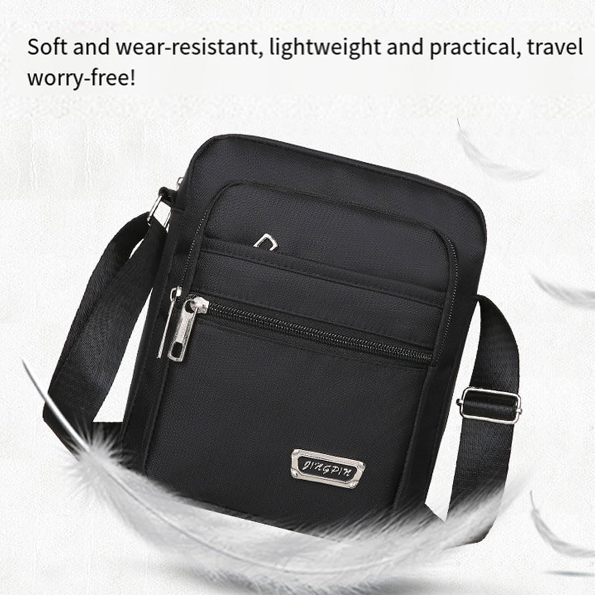 AIMALL Travel Men'S Canvas Shoulder Bag - Crossbody Messenger Bags with Adjustable Strap, Multiple Pockets, Ideal for Daily Use and Travel - Green image number 6