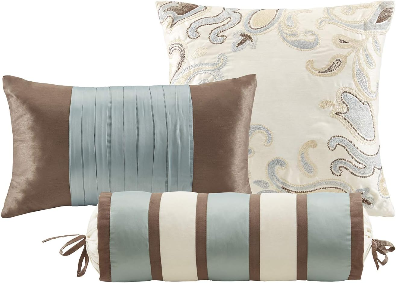 Madison Park Aubrey 6 Piece Jacquard Duvet Set, King/Cal King image number 3