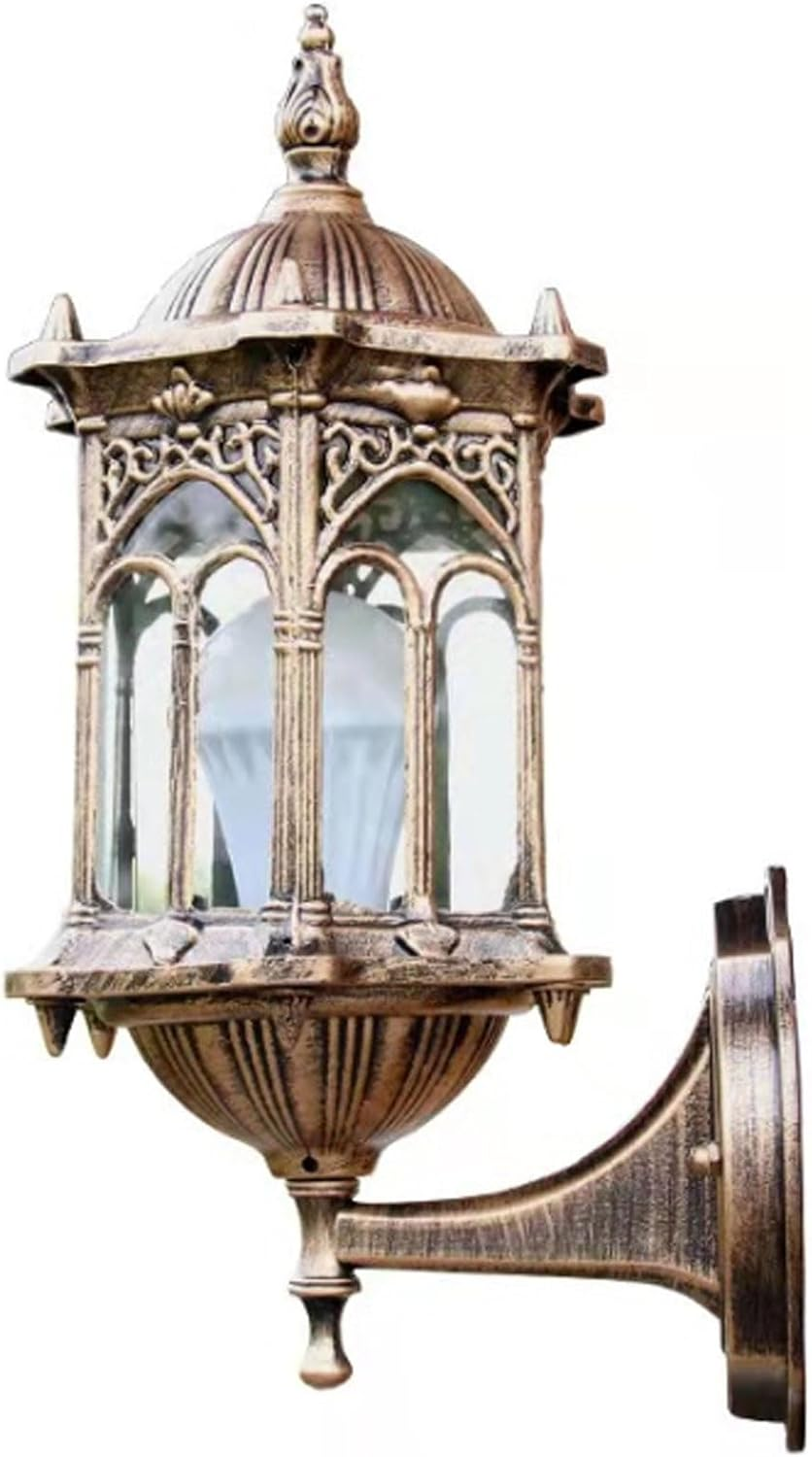 Wall Lamps Sconces Night Lights Outdoor Transparent Glass Waterproof Aluminum Wall Light Vintage Outdoor Courtyard Wall Lighting image number 3