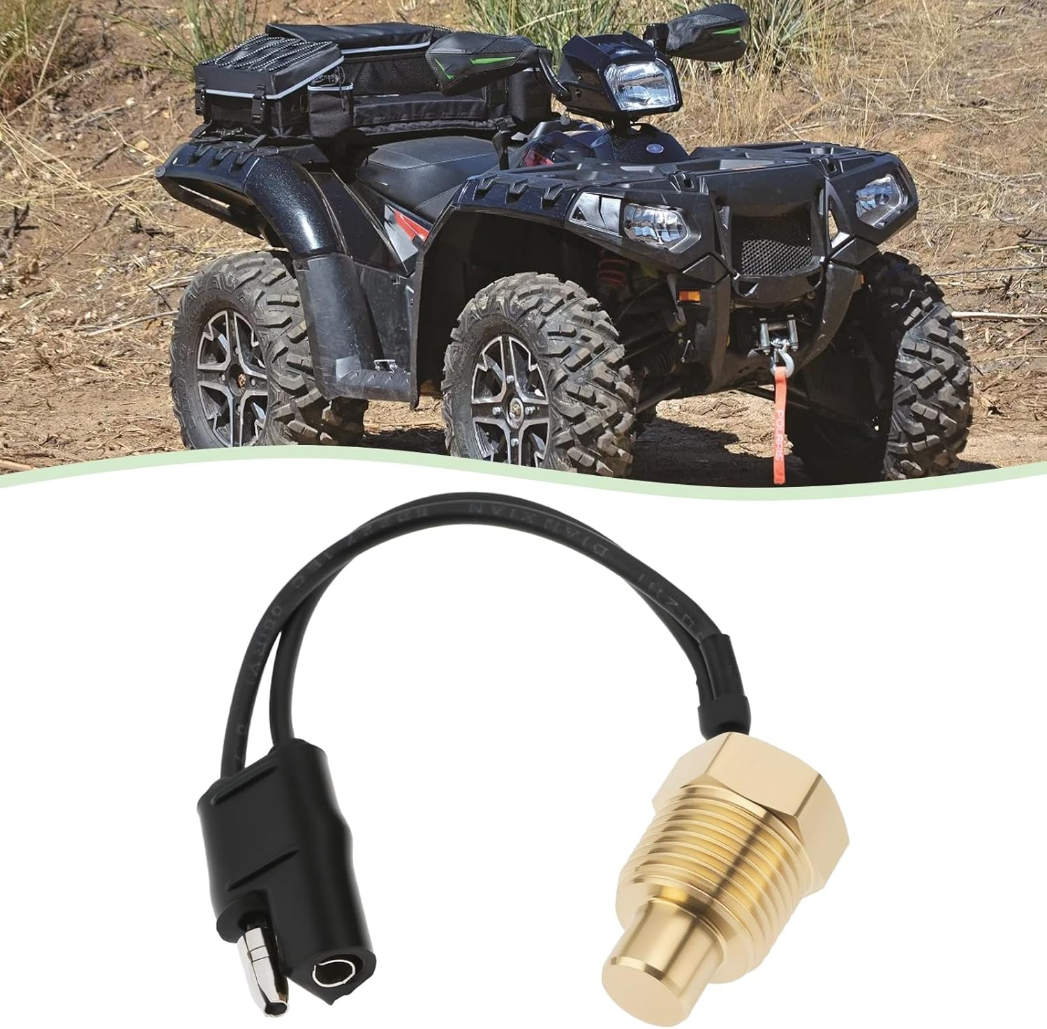 SING F LTD Fan Thermal Sensor Switch 3089246 Compatible with Polaris Sportsman 2004-2006 2008 ATV Scrambler 500 4X4 image number 5