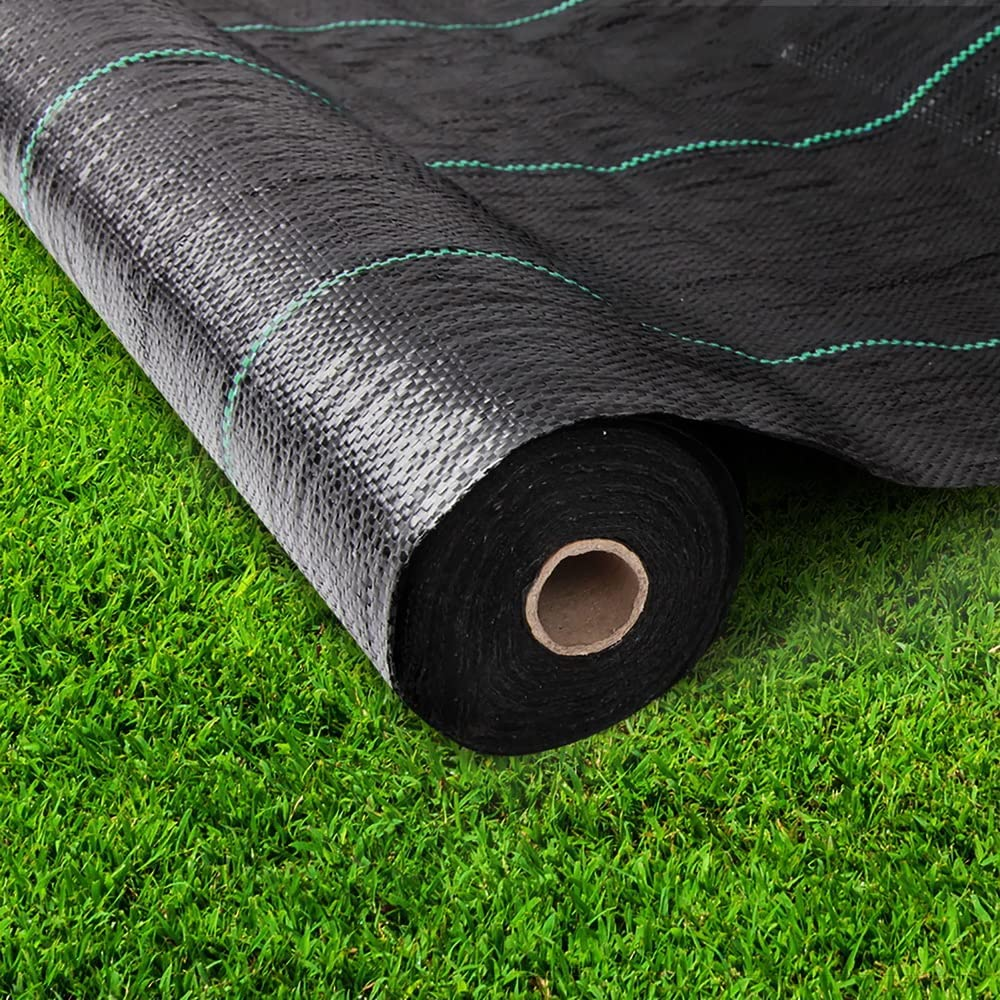 Instahut 3.66M X 30M Weed Mat Control Weedmat Woven Fabric Gardening Plant PE image number 6