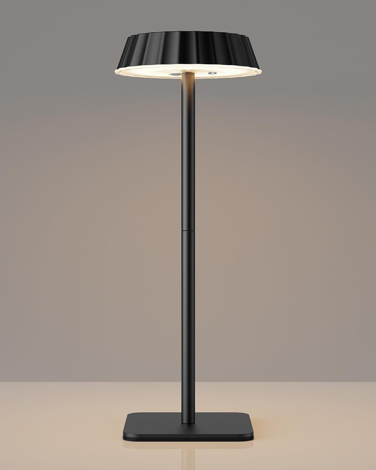 Eppiebasic LED Table Lamp Wireless Battery: 18 W Quick Charge 5000 Mah Battery - Portable Modern Table Lamp Outdoor - IP65 Waterproof for Living Room Dining Room