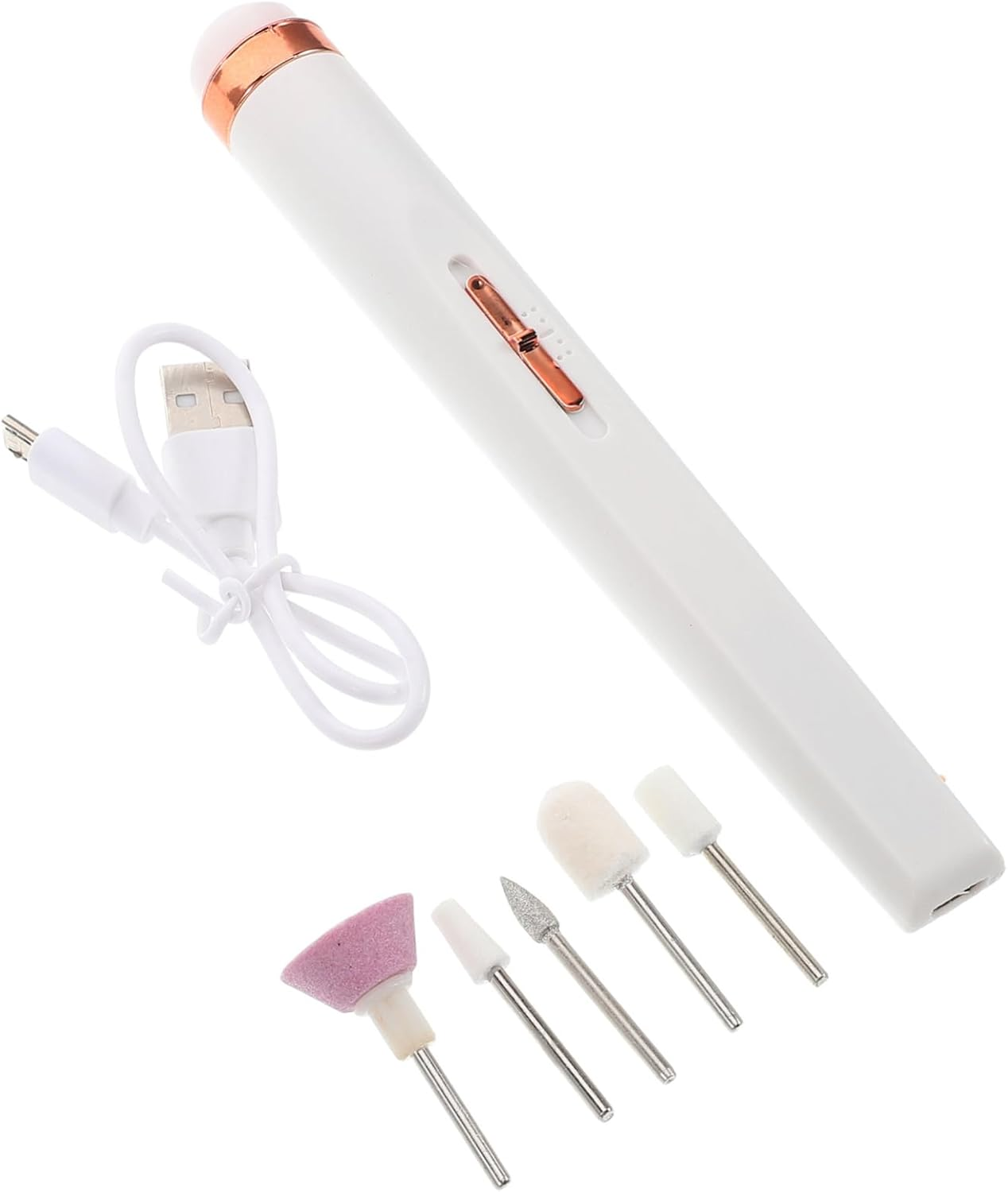 ADOCARN High Speed Electric Nail Drill Portable Pen-Style Manicure Pedicure Machine Nail Grinder and Drill Bits for Women image number 4