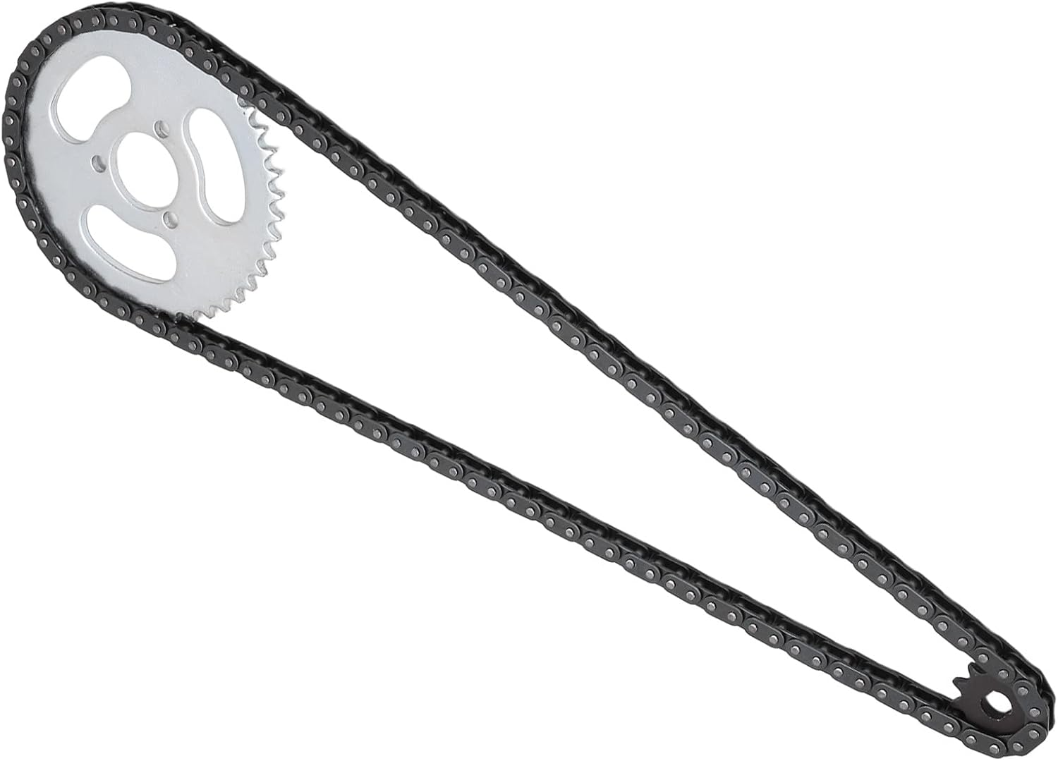 T8F High Power Steel Front and Rear Sprocket Chain Replacement Kit for Mini Motorcycles Atvs, Stable Performance Gear Chain Set